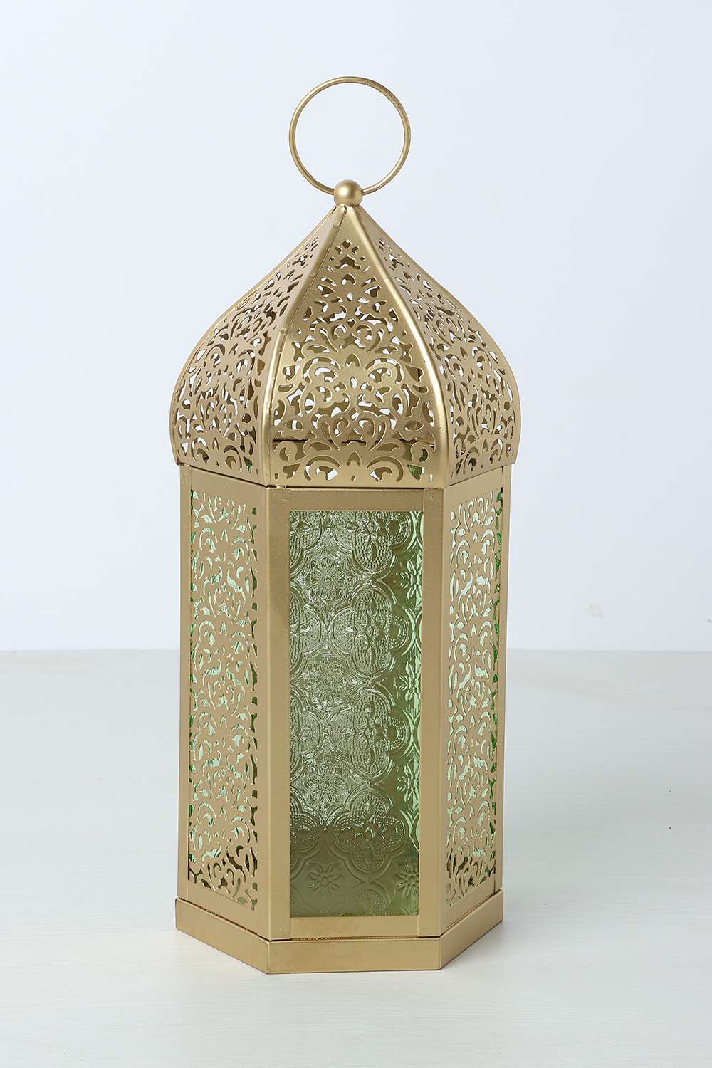 Grace-Metal-Embossed-Glass-Lantern-33-cm
