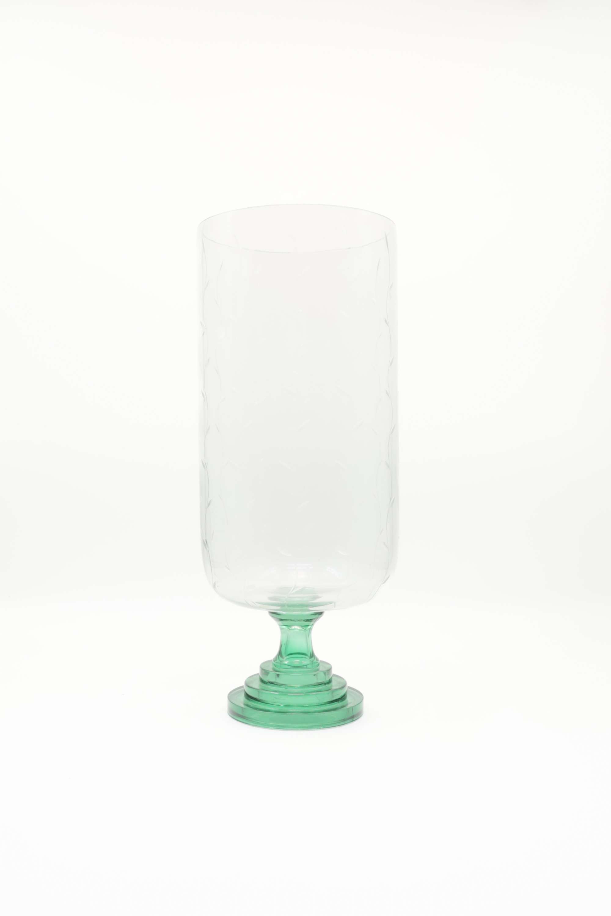 Eleora-Leaf-Etched-Candle-Stand-Grn-38-cm