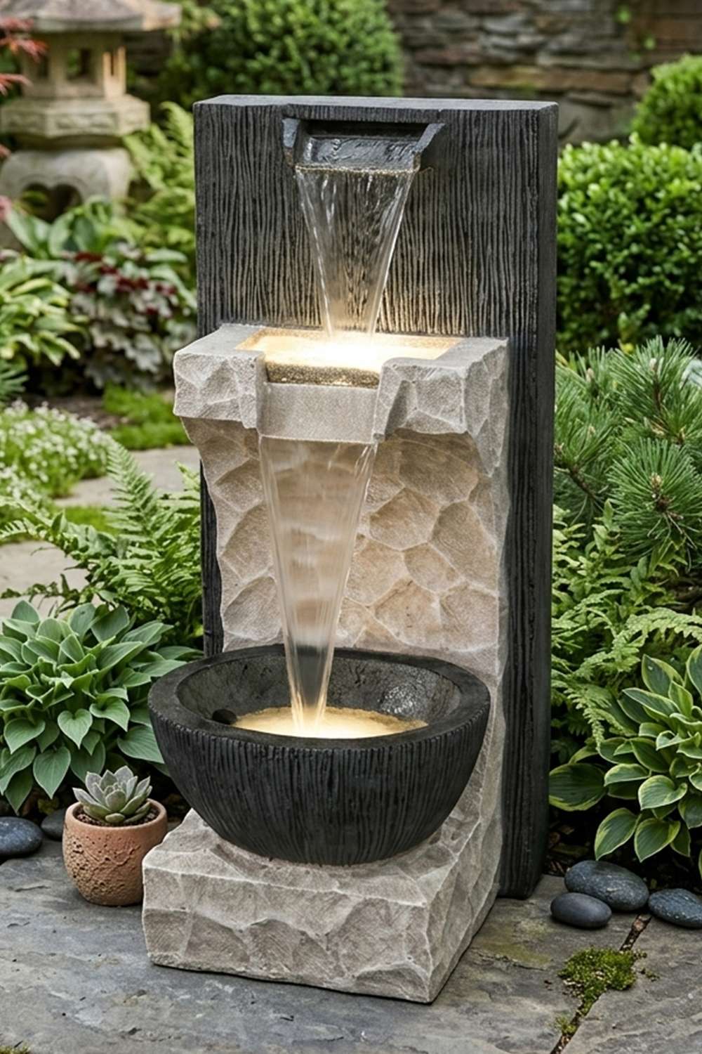 Waterfall-Outdoor-Fountain-Sand-Mix-82-cm