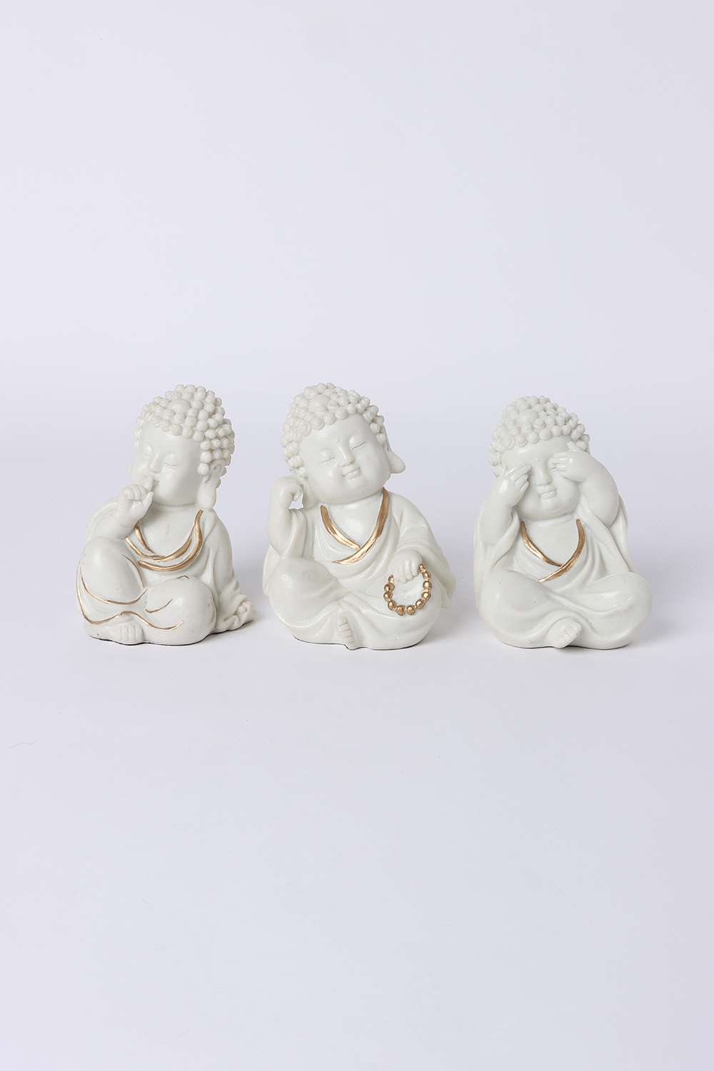 Grace-Polyresin-Happy-Monk-Set-of-3-Idols