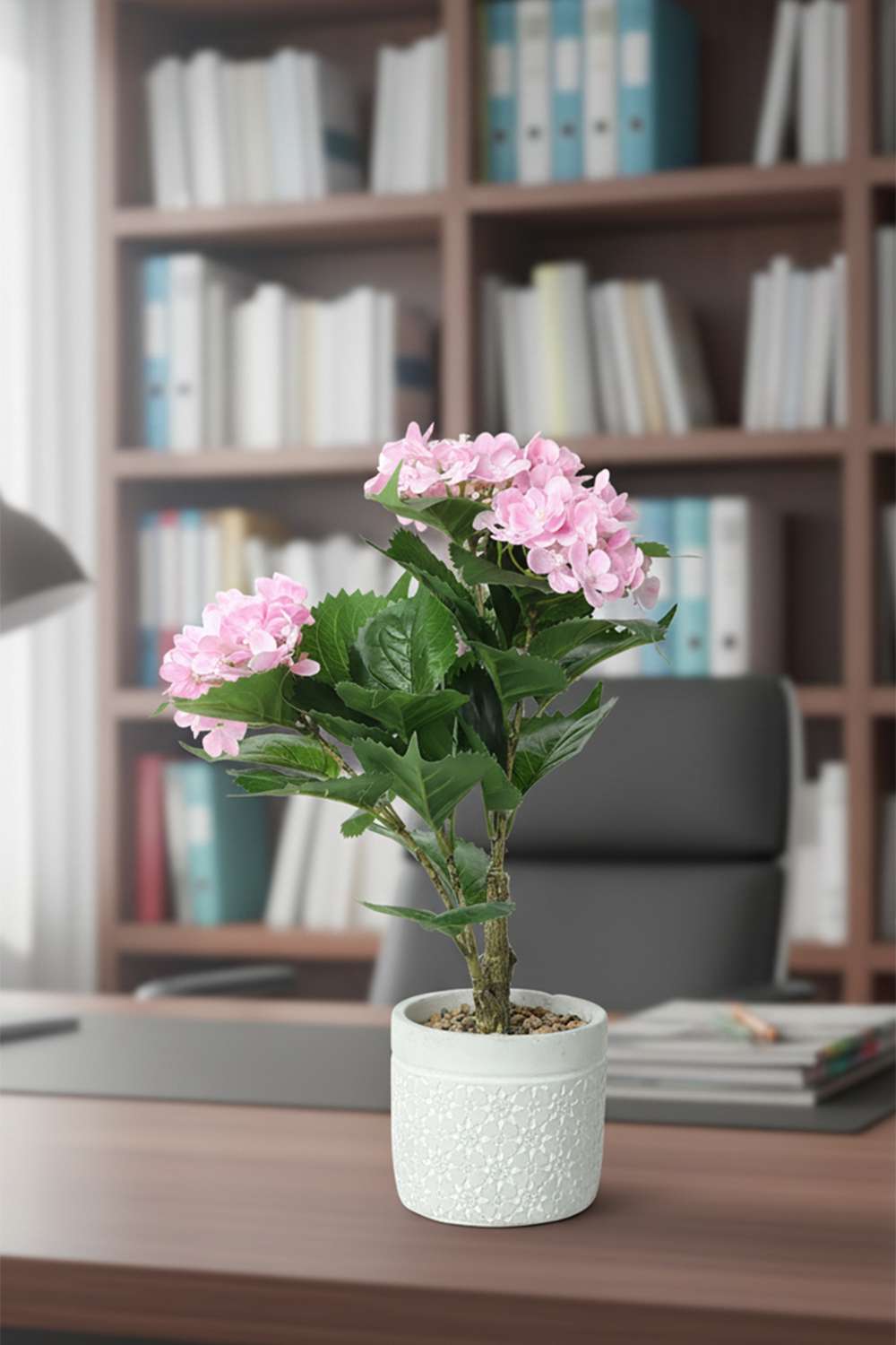 Noir-Hydrengea-Potted-Flower-Pnk-45-cm