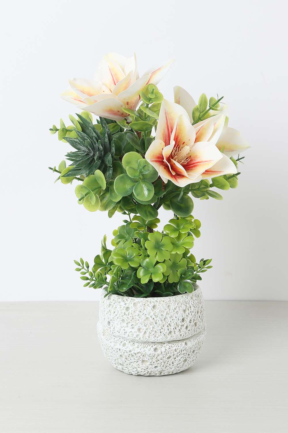 Noir-2Tier-Magnolia-Potted-Flower-32-cm