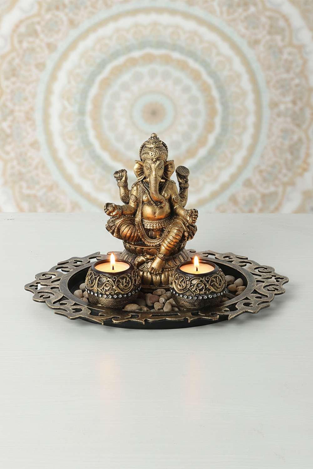 Grace-Ganesha-Decorative-Set-Table-Accent-18-cm