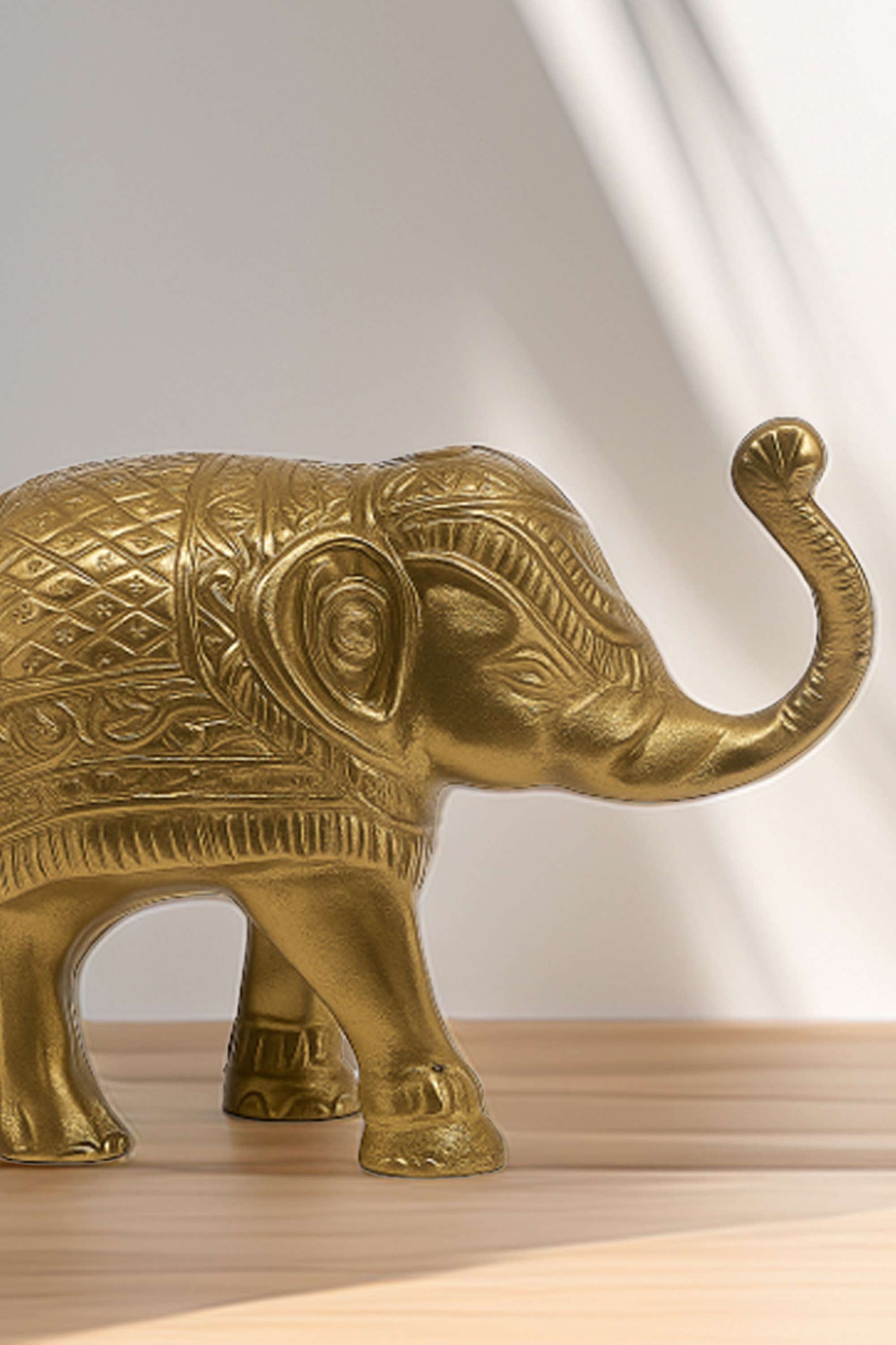 Eleora-Metal-Elephant-Figurine-14-cm