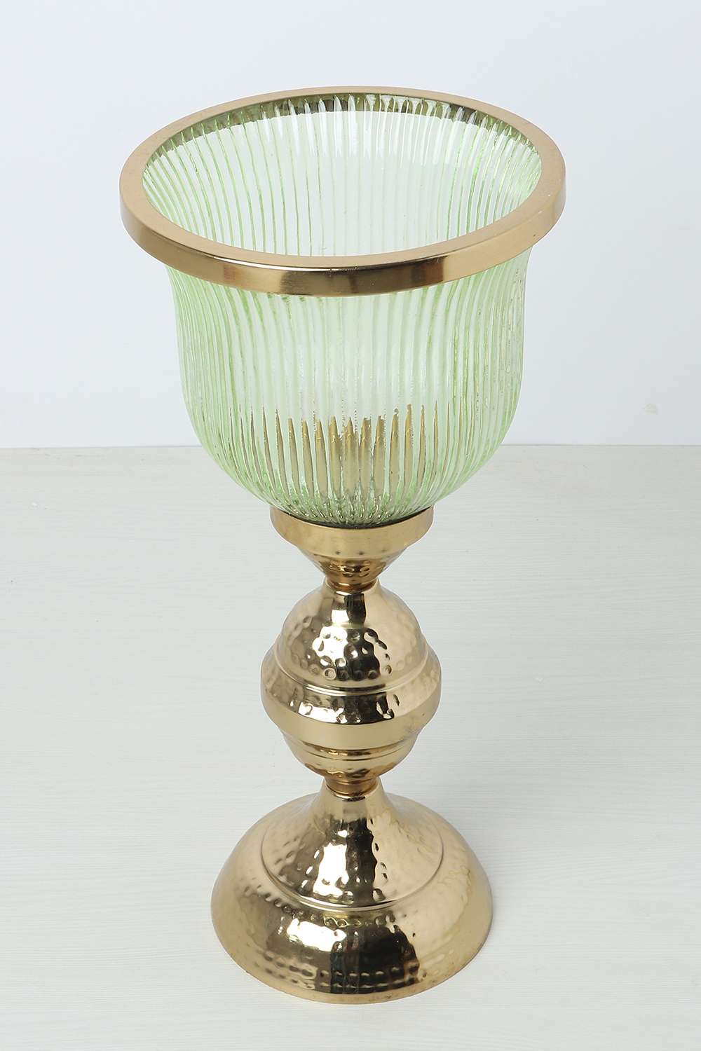 Eleora-Ribbed-Metal-Candle-Stand-42-cm