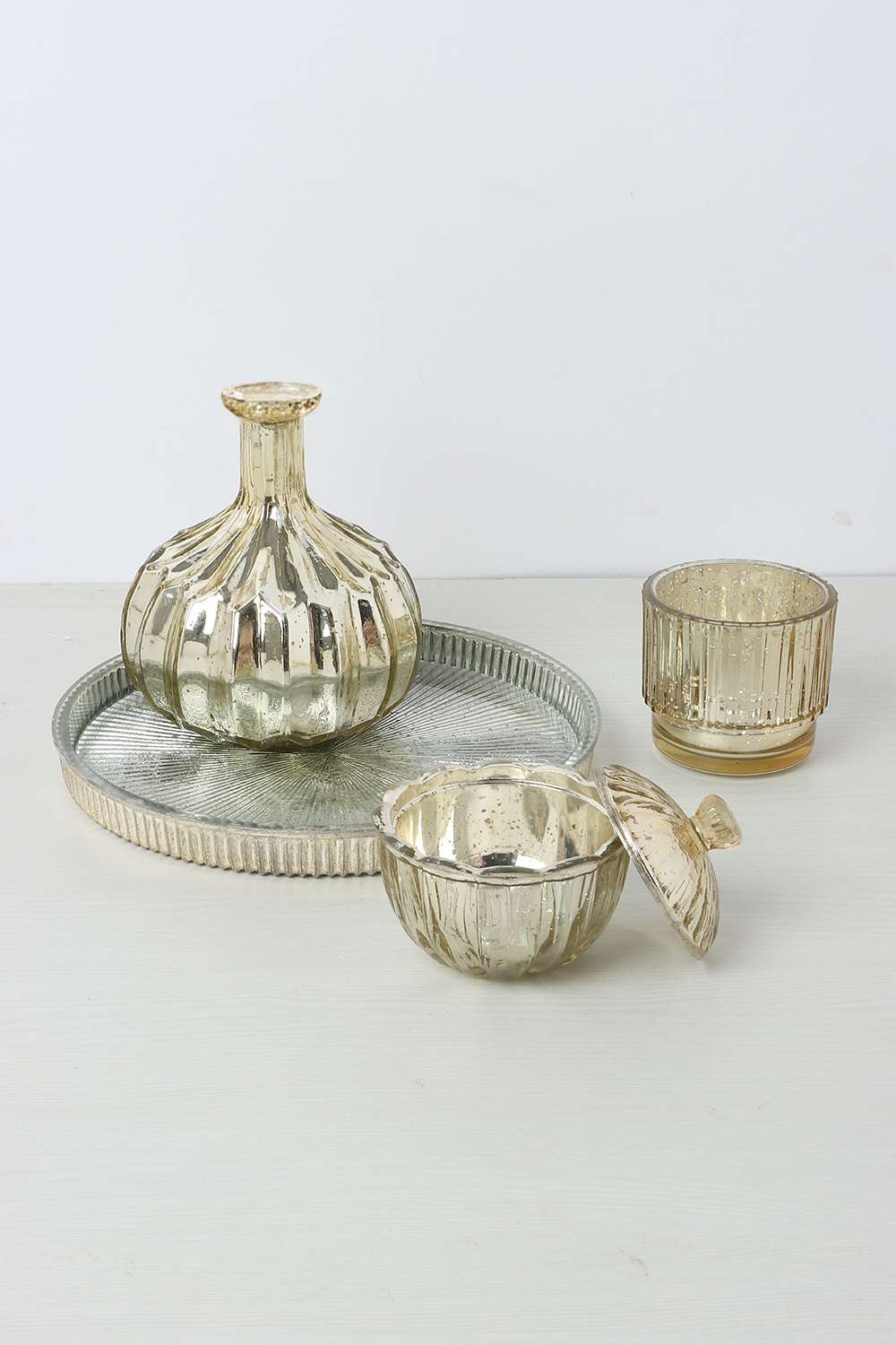 Grace-Glass-Decorative-Table-Accent-Set-of-5---25-x-18-cm