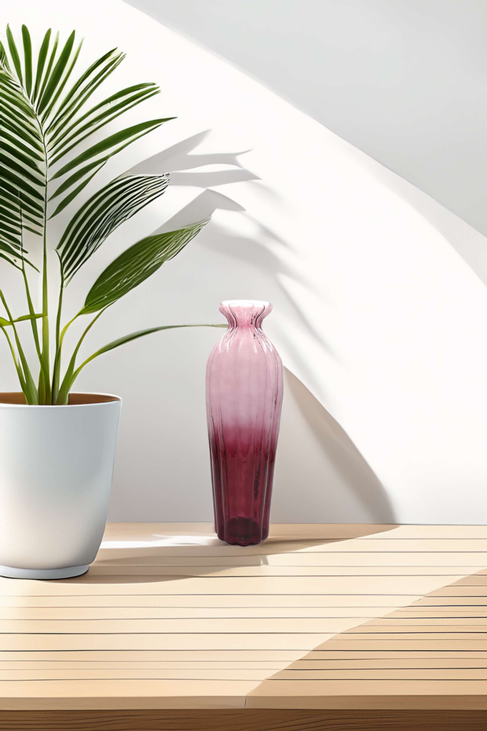 Amora-Long-Ribbed-Pink-Glass-Vase-46-cm