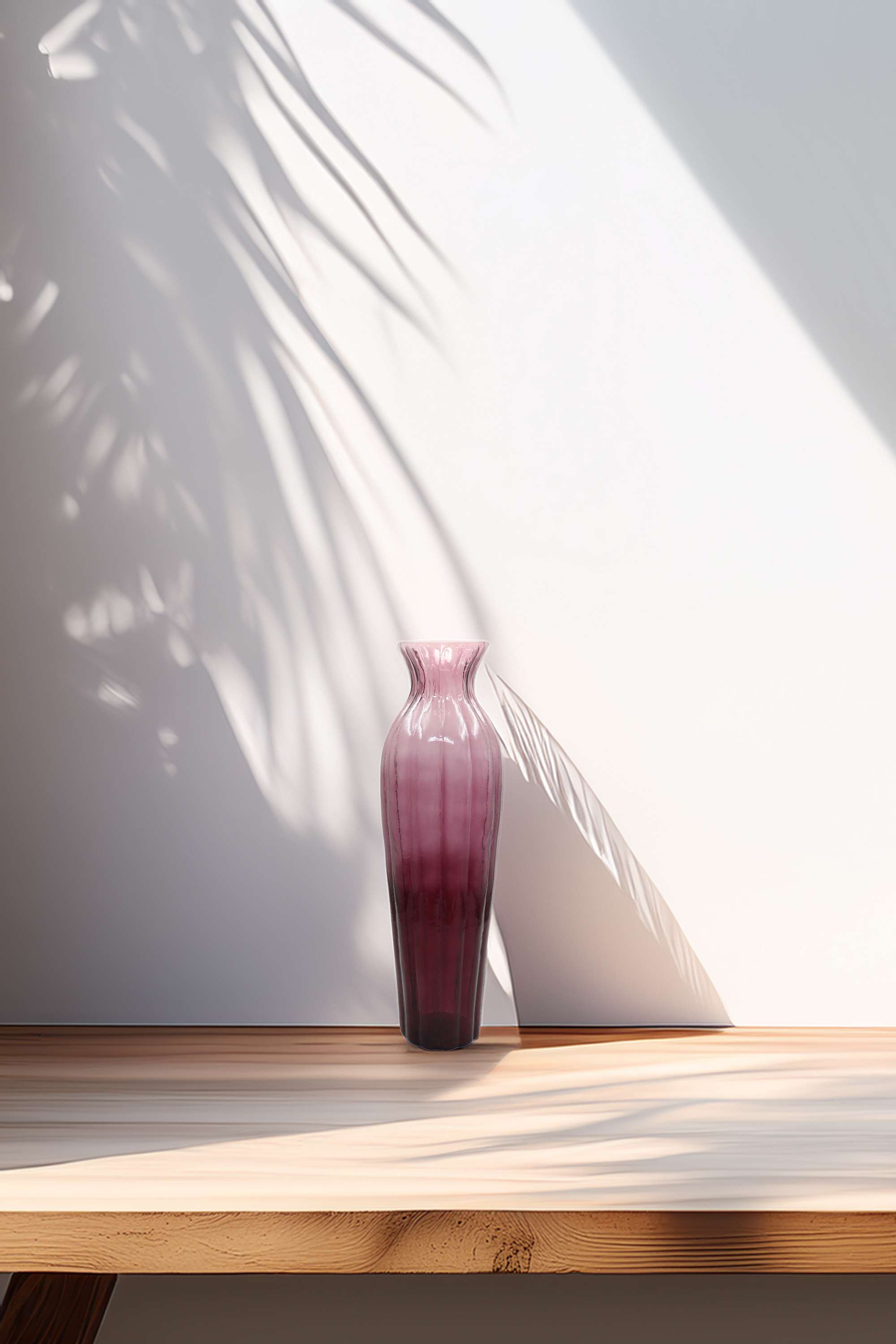 Amora-Long-Ribbed-Pink-Glass-Vase-56-cm