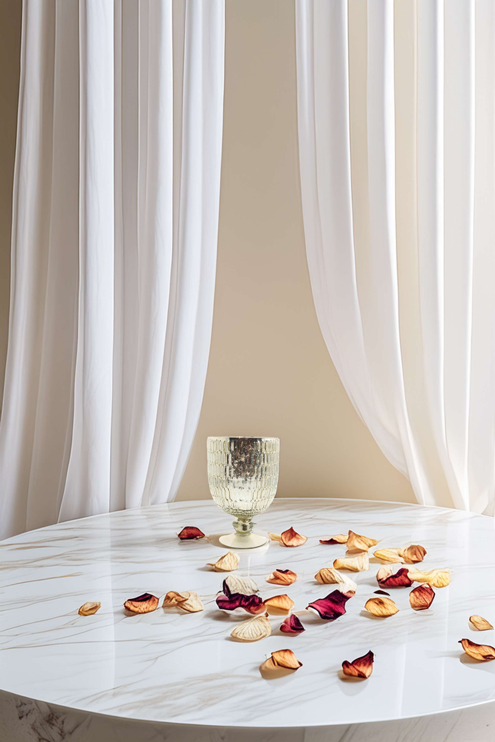 Ml-Textured-Glass-Hurricane-Mrcry-Fnsh-16-cm