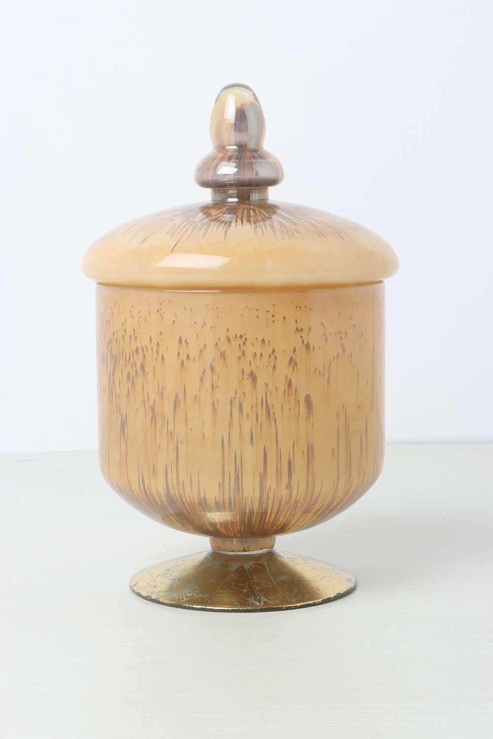 Urban-Oasis-Glass-Textured-Objet-Urn-26-cm