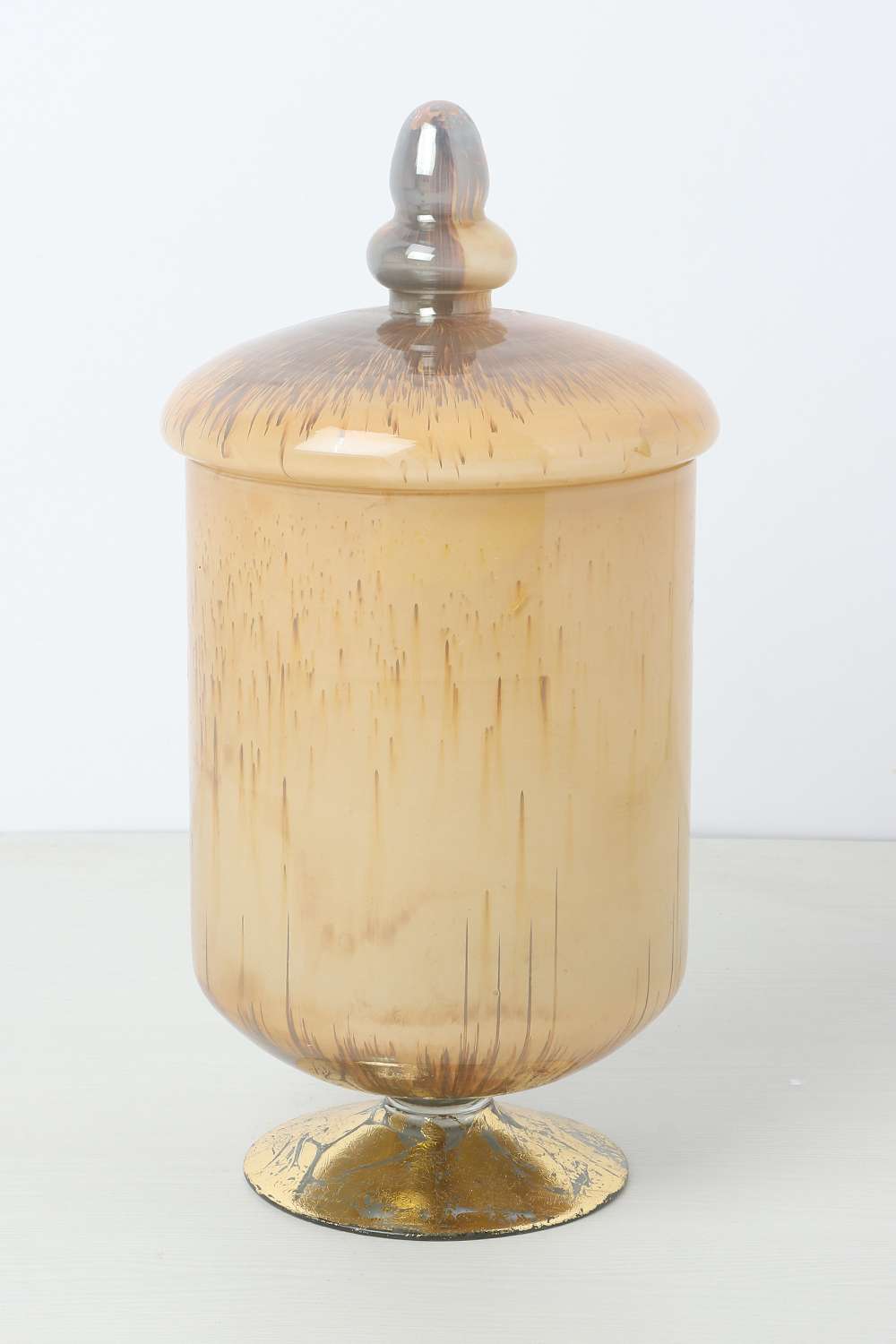 Urban-Oasis-Glass-Textured-Objet-Urn-34-cm