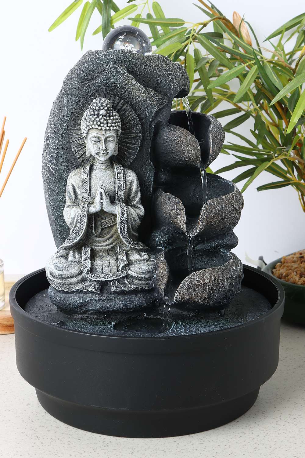 Aqua-Bliss-Mid-Buddha-Stp-Fountain-Grey-29-cm