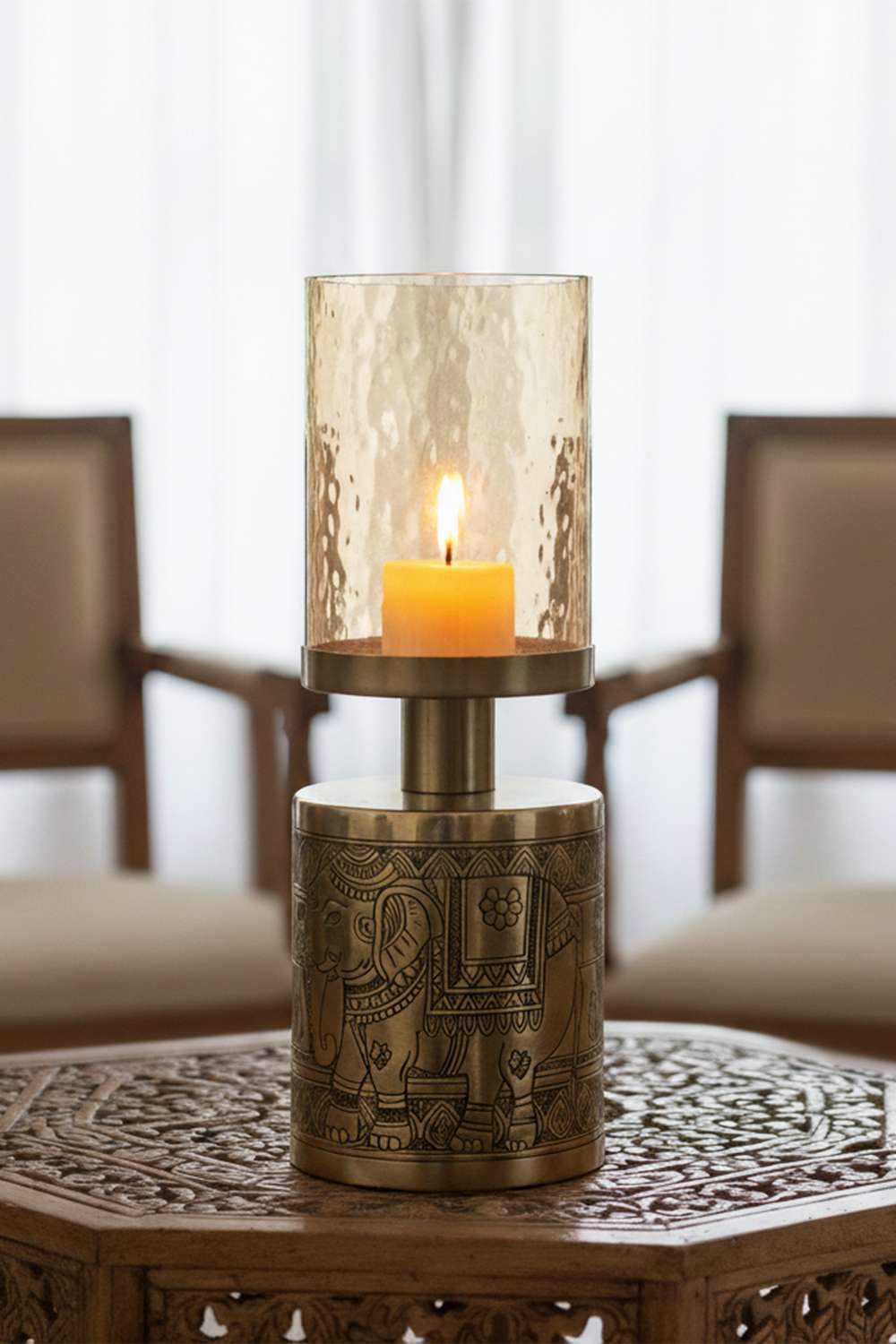 Elleora-Etched-Pillar-Candle-Stand-22-cm