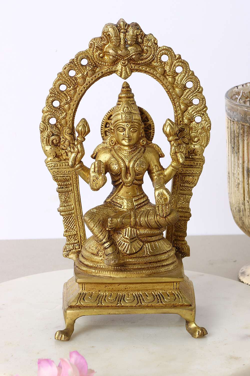 Mysa-Traditional-Laxmi-Arch-Big-Figurine-Brass-Showpieces-10-x-8-x-22-Cm