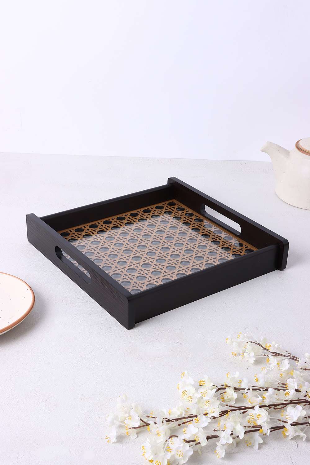 Global-Indian-Laser-Cut-Tray-Sqr-30X30Cm