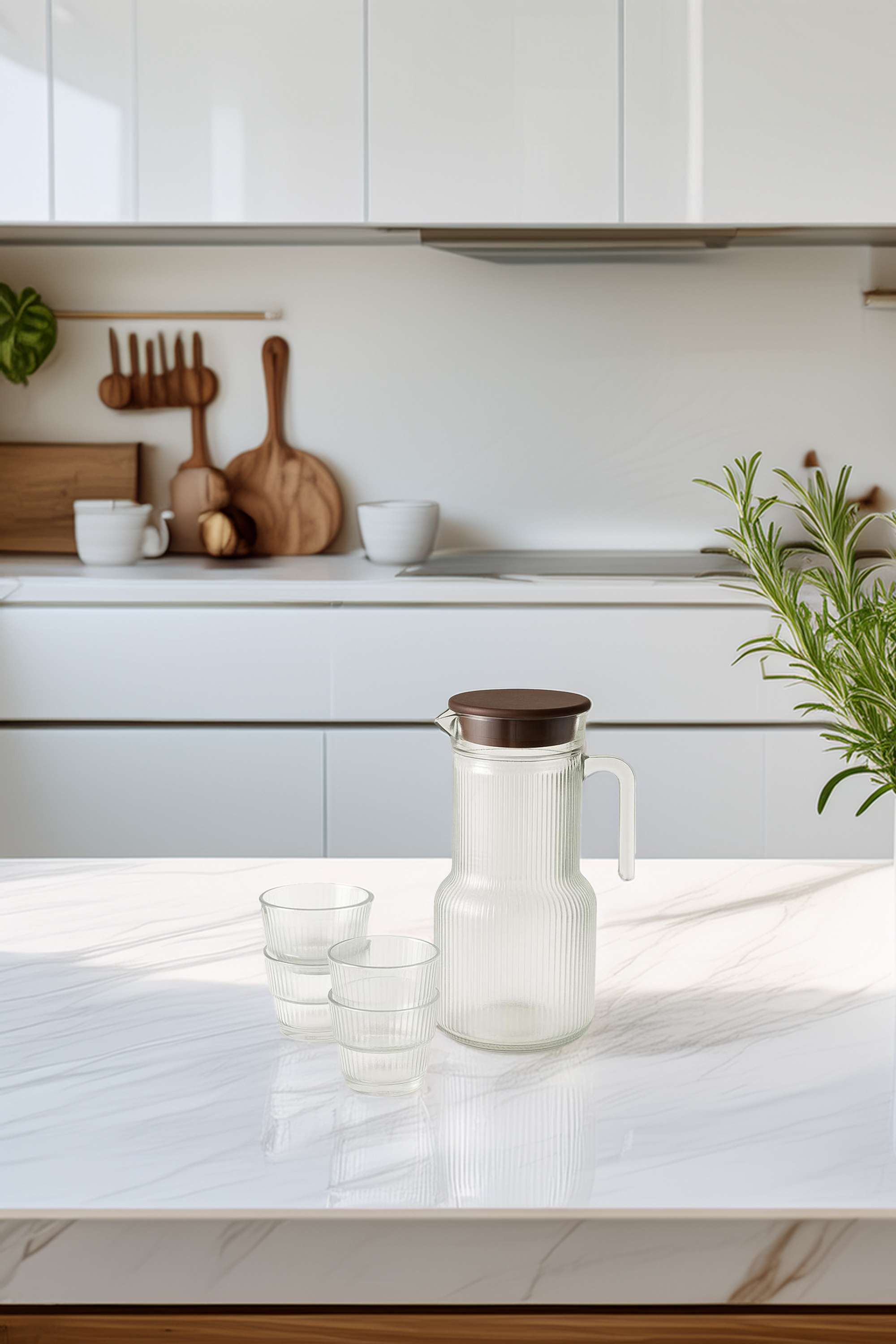 Esnl-Borosilcate-Jug-&-Glass-Set-Of-5