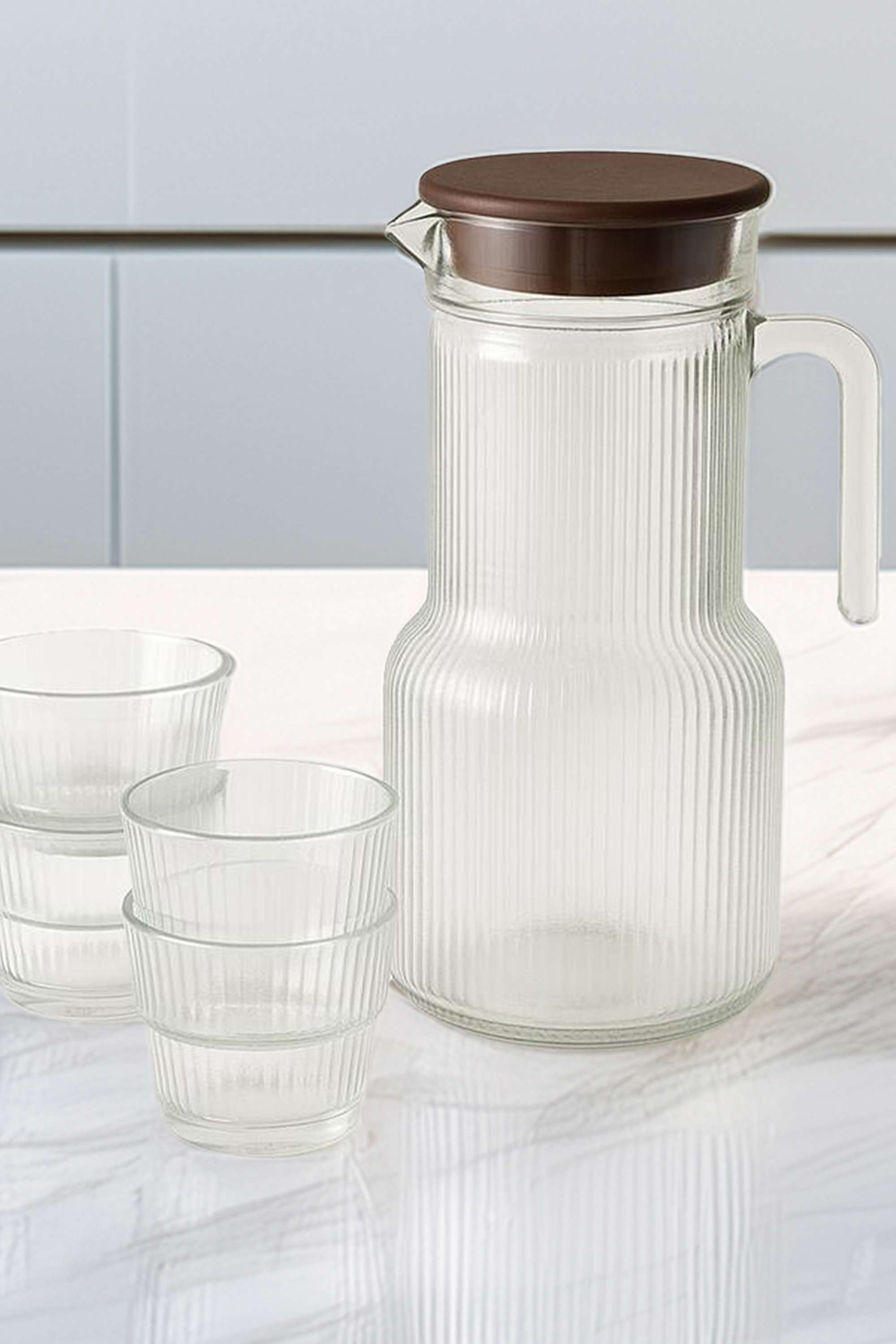 Esnl-Borosilcate-Jug-&-Glass-Set-Of-5
