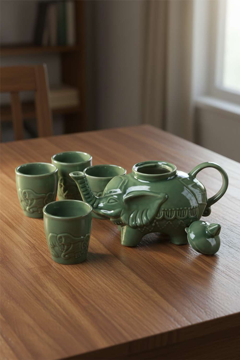 Bella-Eleora-Tea-Set-of-5-Grn-(750+150)Ml