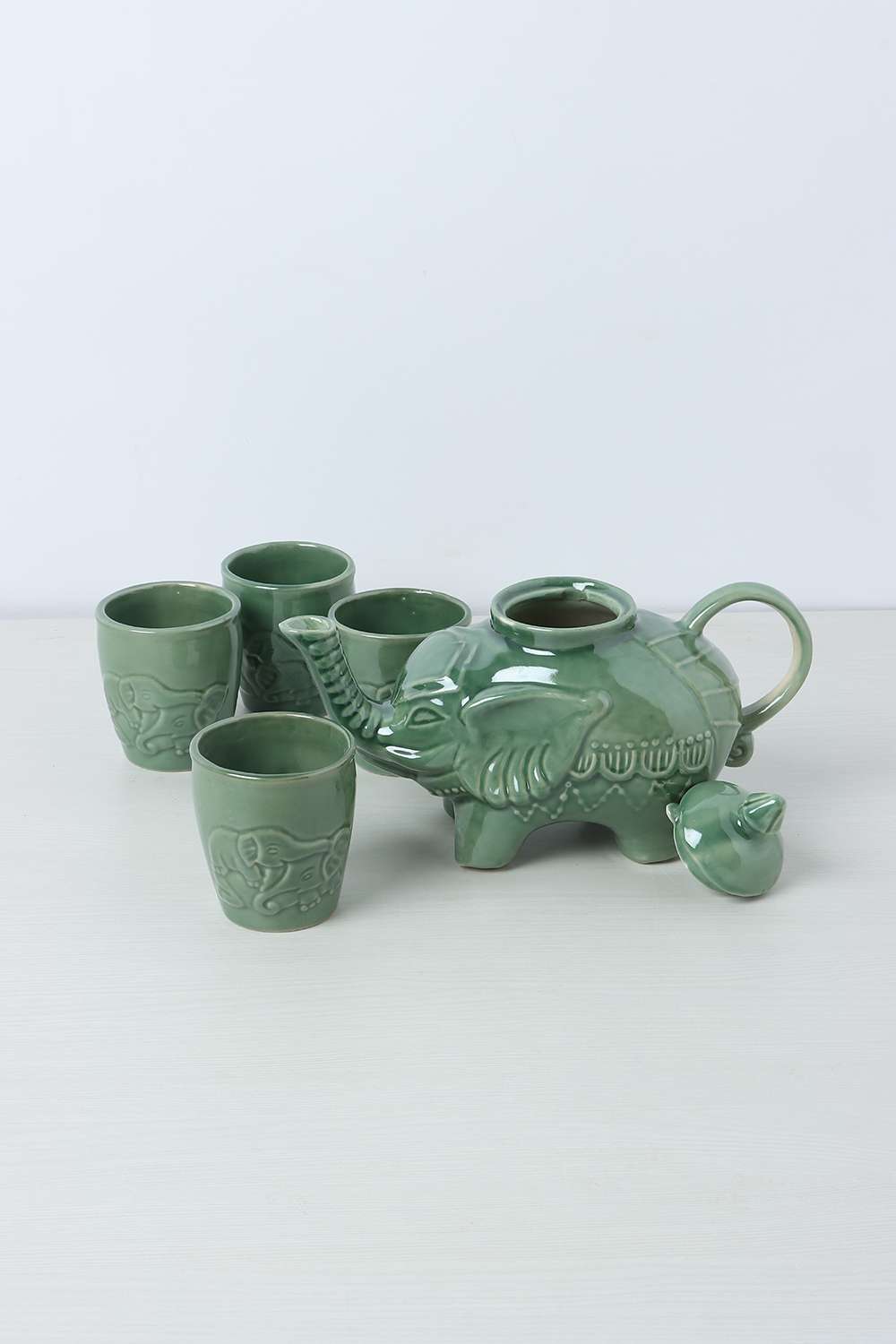 Bella-Eleora-Tea-Set-of-5-Grn-(750+150)Ml