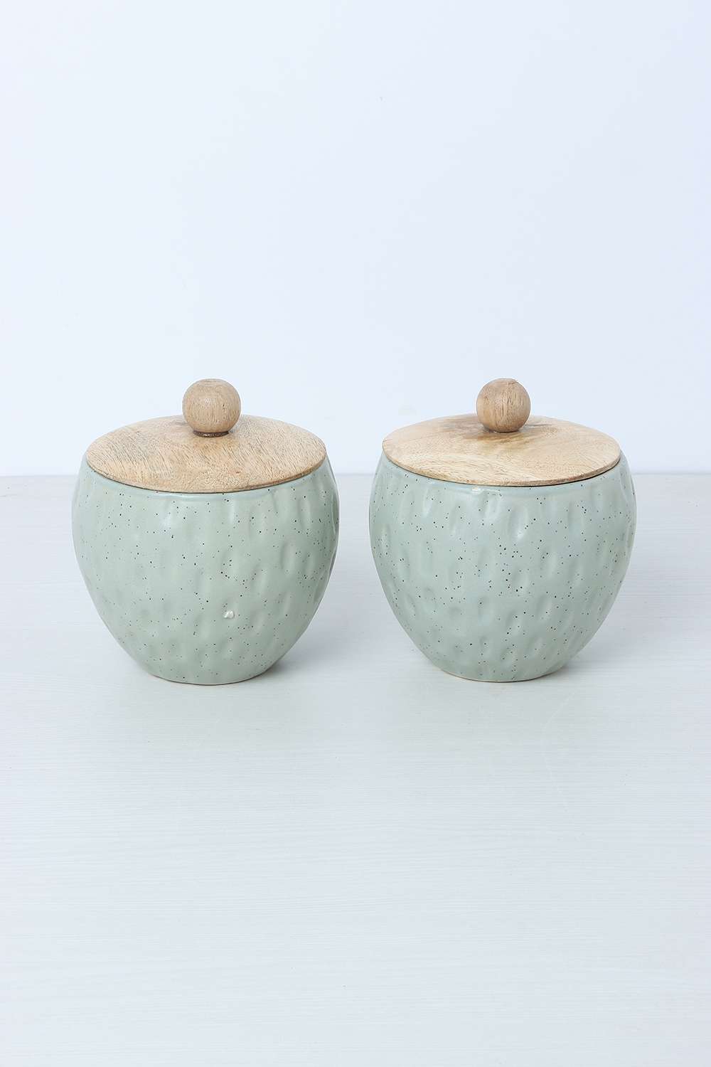 Bella-Dimple-Jar-Set-of-2-Blue-500Ml