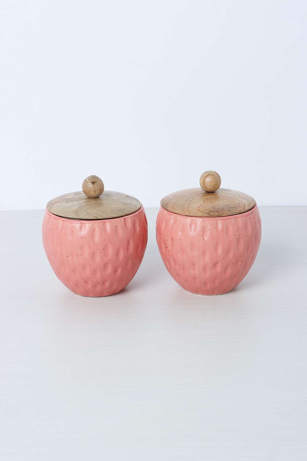 Bella-Dimple-Jar-Set-of-2-Pink-500Ml