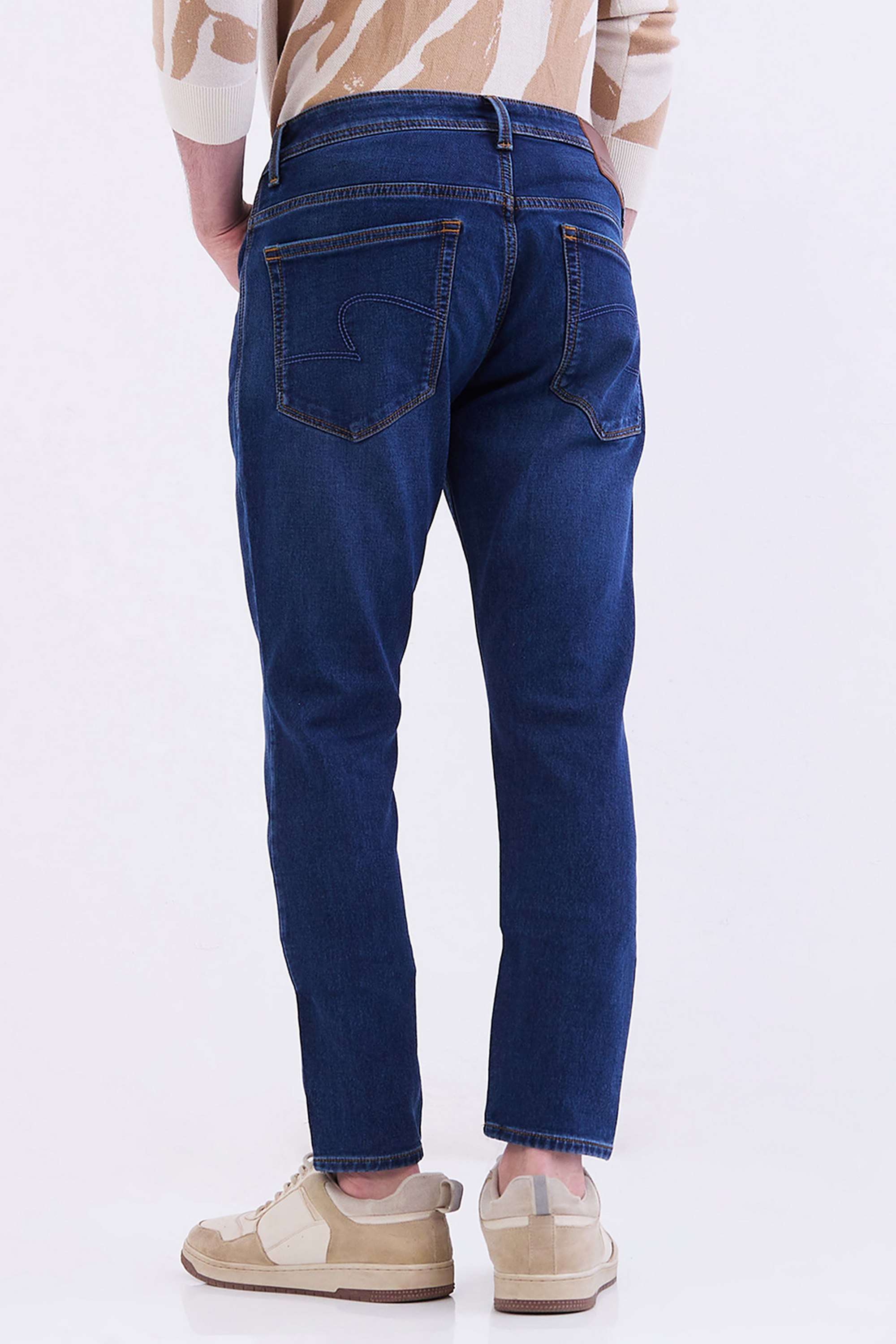 Solid-Cotton-Stretch-Slim-Fit-Men-s-Jeans