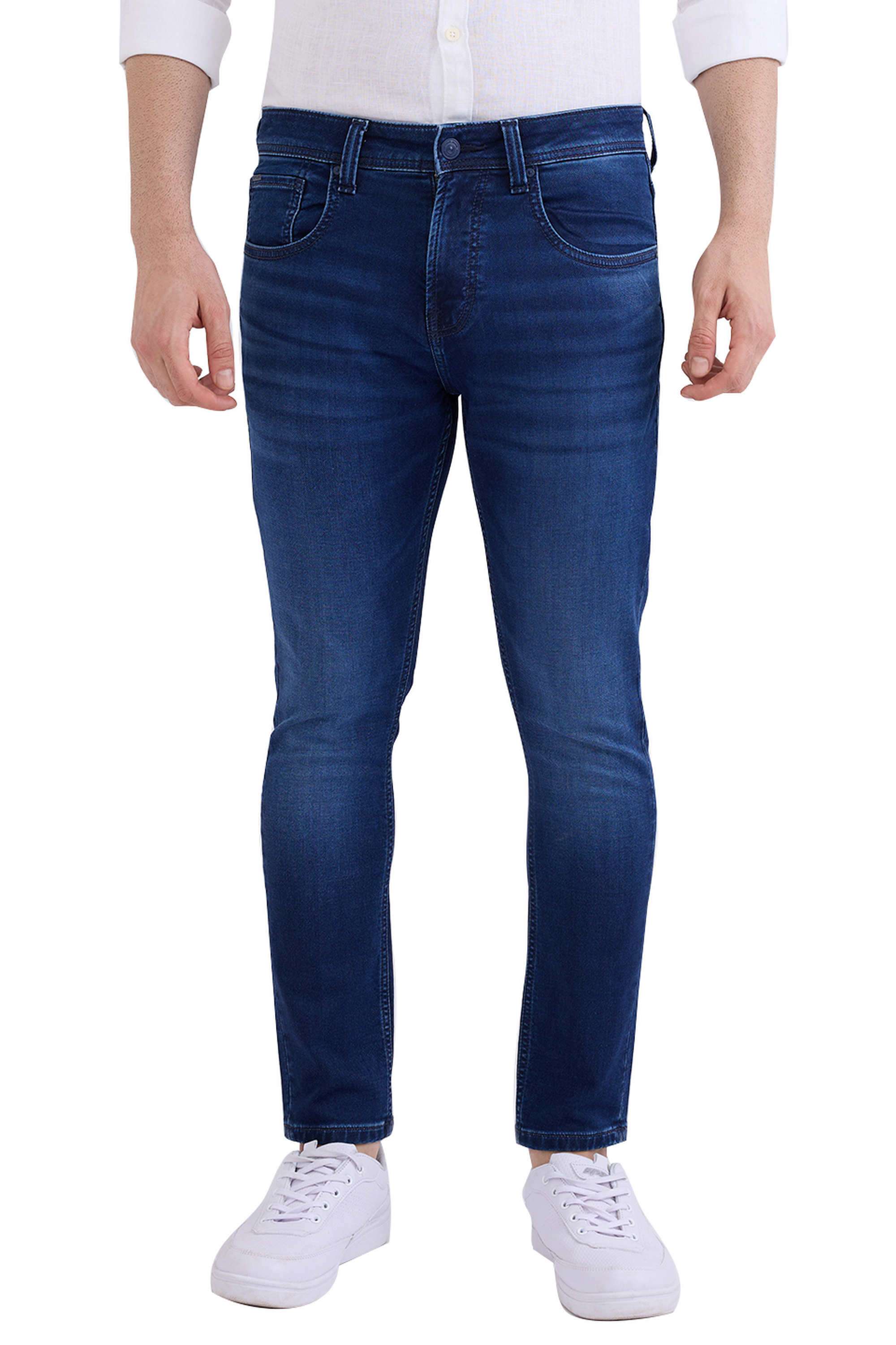 Dark-Wash-Cotton-Slim-Fit-Men-s-Jeans