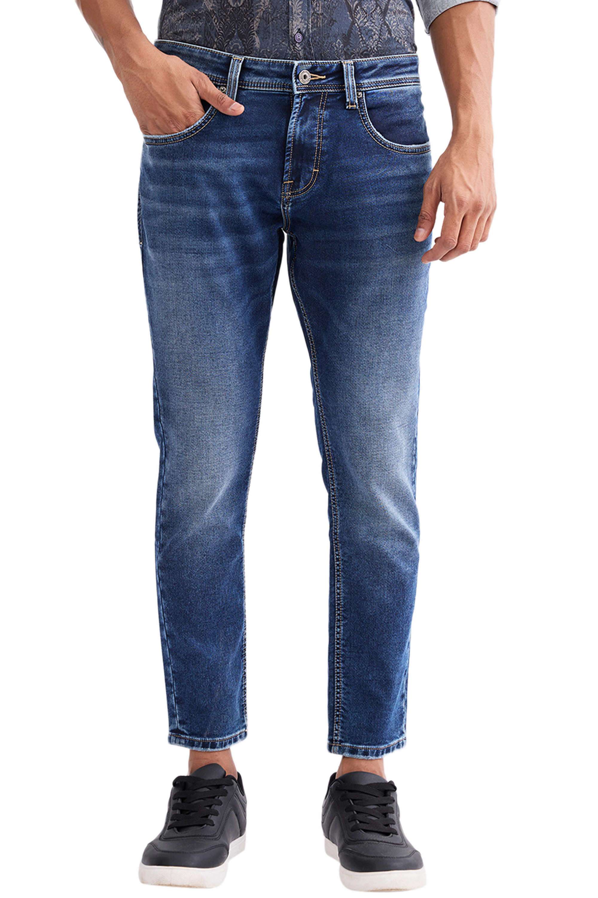 Light-Wash-Cotton-Slim-Fit-Men-Jeans