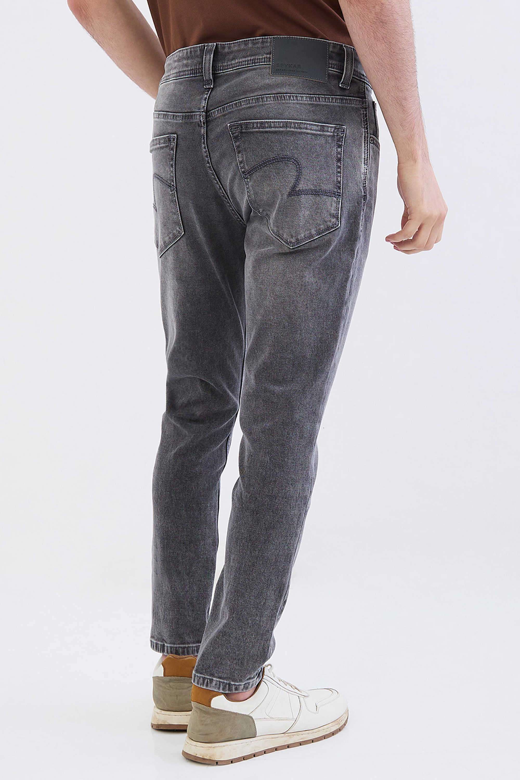 Solid-Cotton-Regular-Fit-Men-s-Jeans