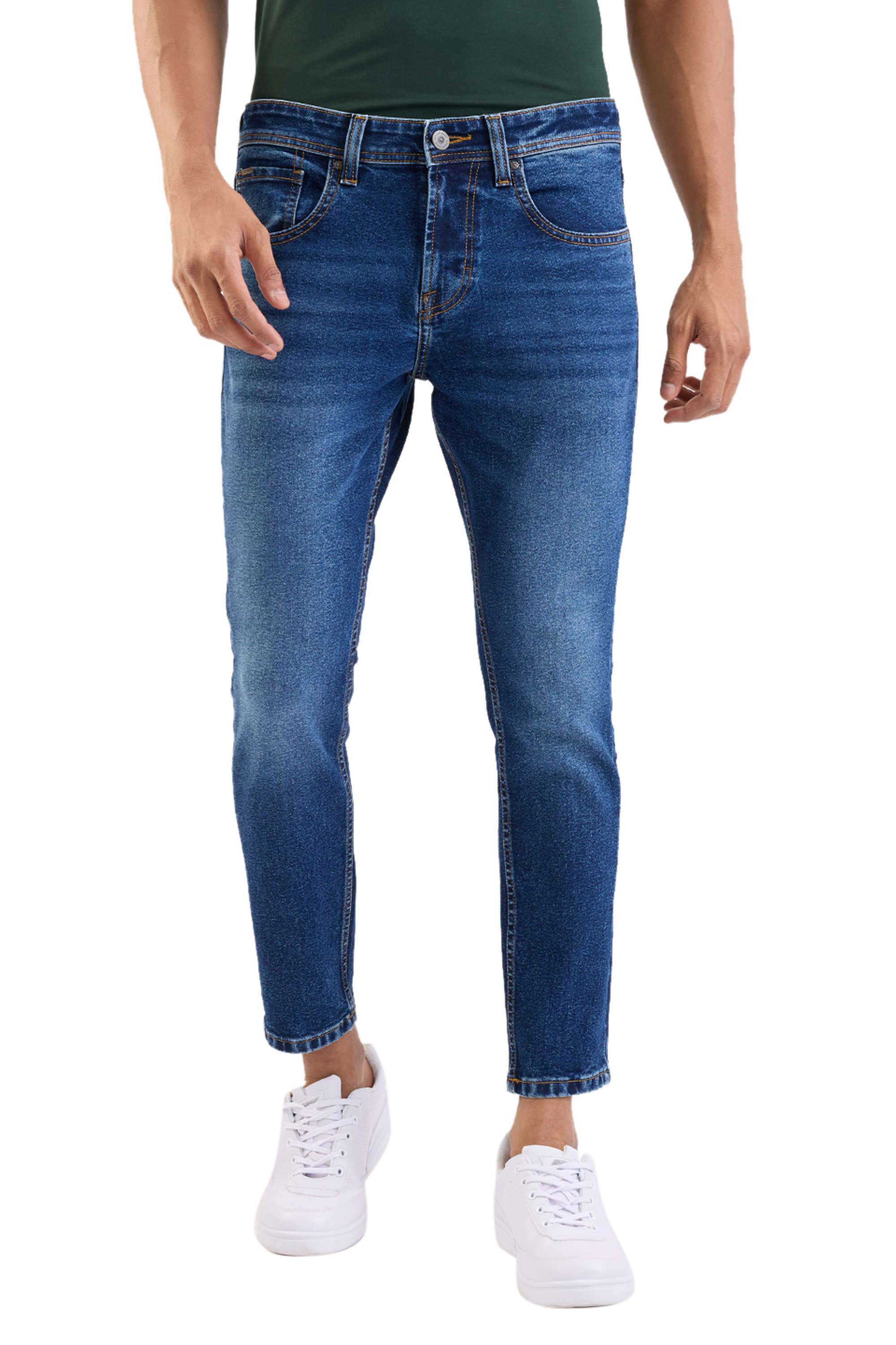 Light-Wash-Cotton-Slim-Fit-Men-s-Jeans