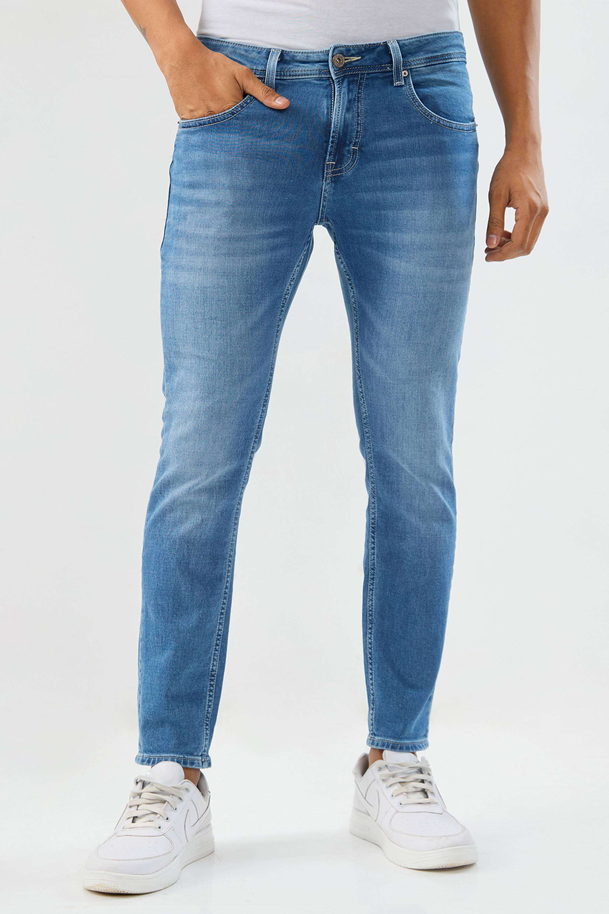 Solid-Cotton-Stretch-Slim-Fit-Men-s-Jeans