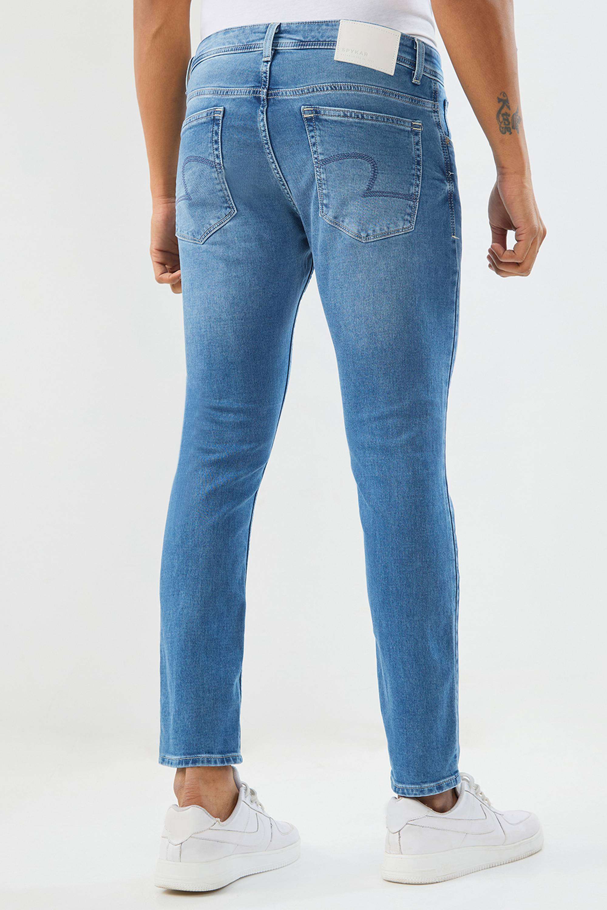 Solid-Cotton-Stretch-Slim-Fit-Men-s-Jeans