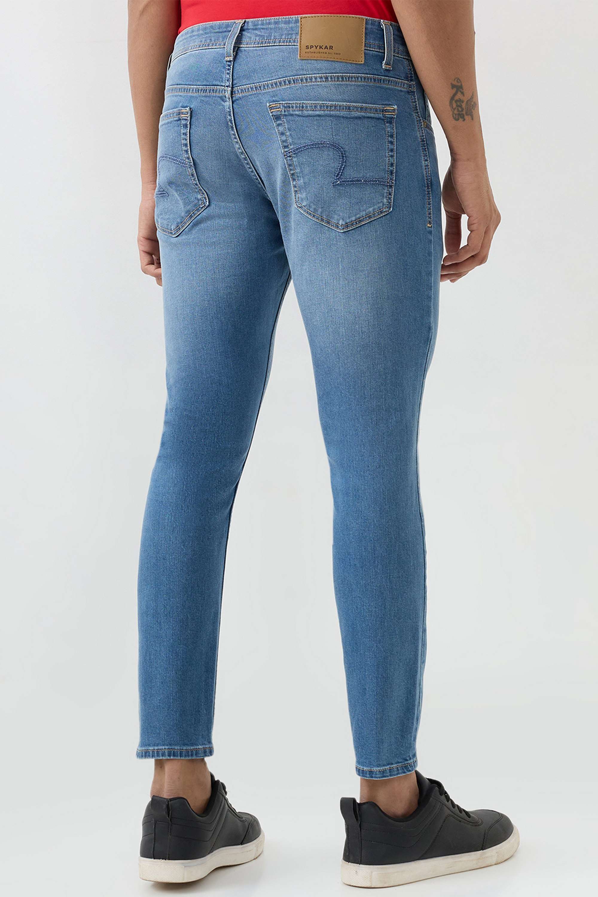 Solid-Cotton-Stretch-Slim-Fit-Men-s-Jeans