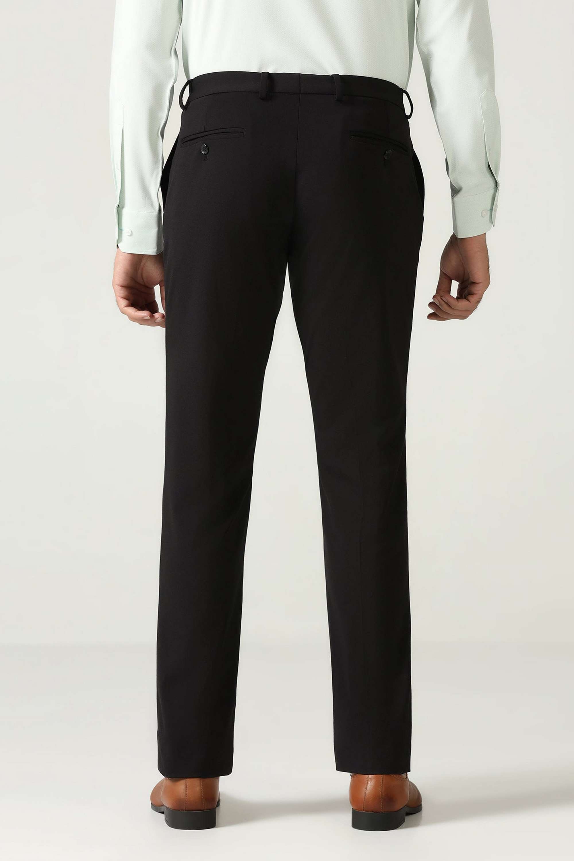 Solid-Blended-Super-Slim-Fit-Men-s-Trousers