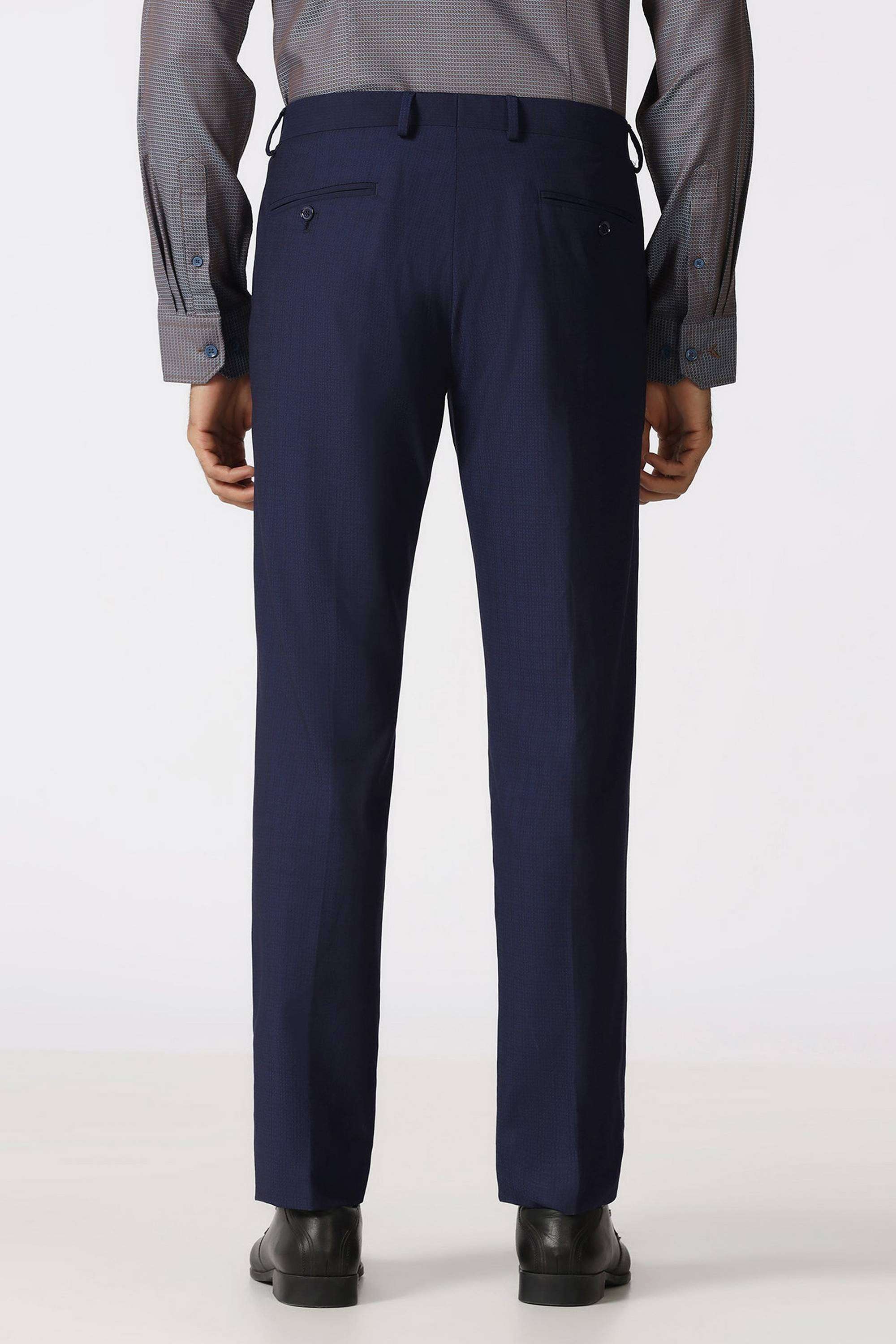 Checks-Polyester-Blend-Super-Slim-Fit-Men-s-Trousers