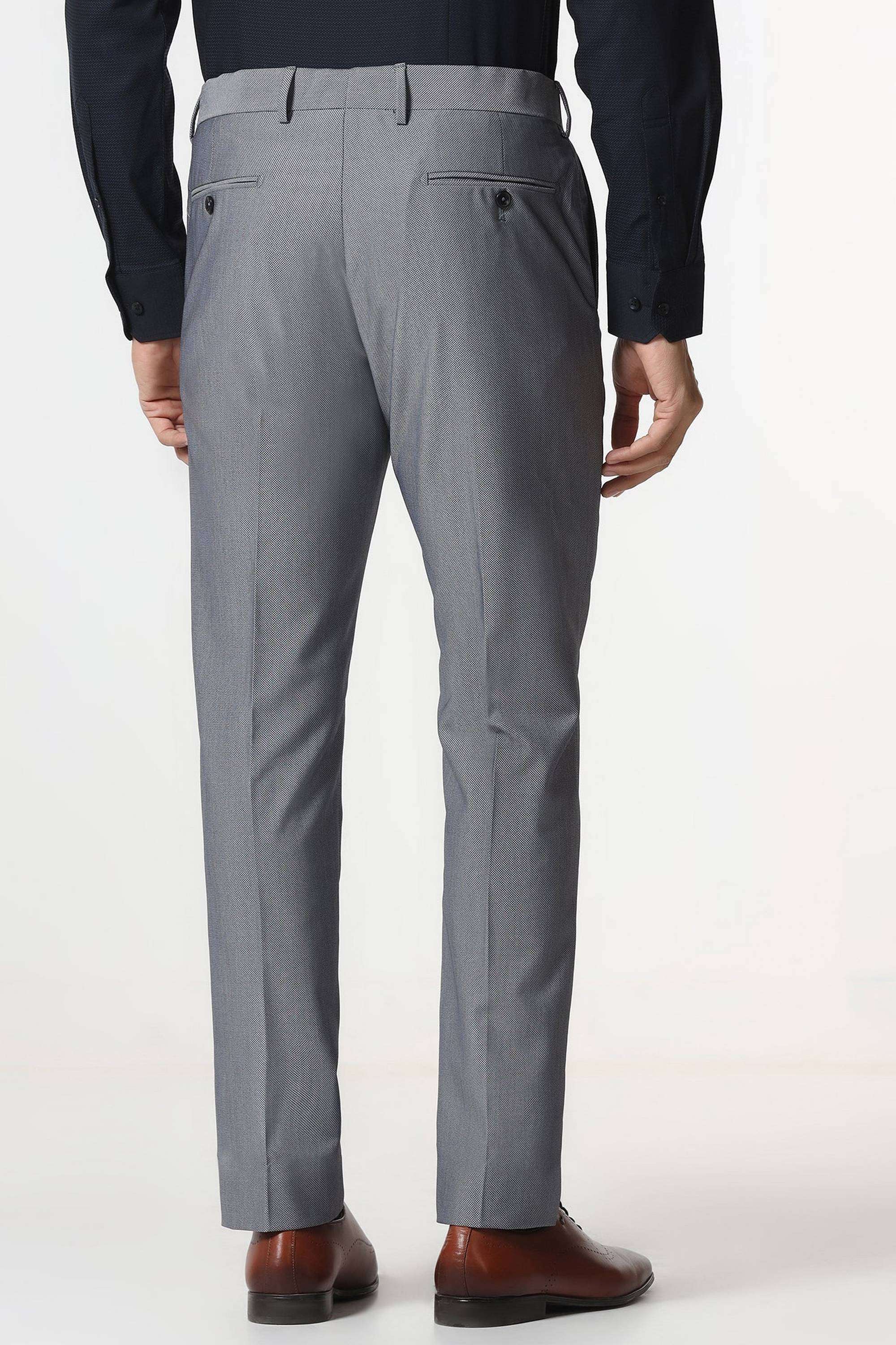 Solid-Polyester-Blend-Super-Slim-Fit-Men-s-Trousers