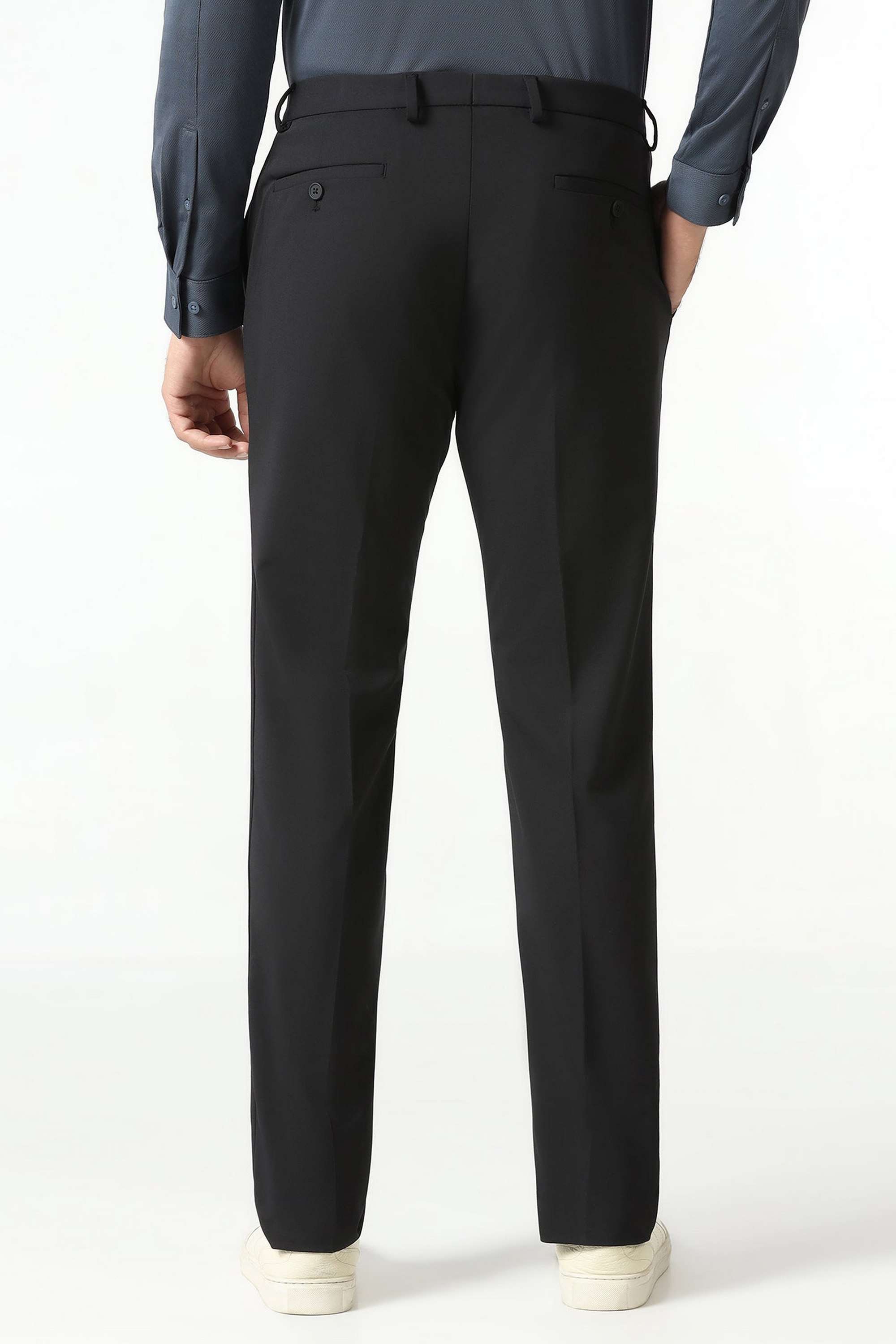 Solid-Blended-Super-Slim-Fit-Men-s-Trousers