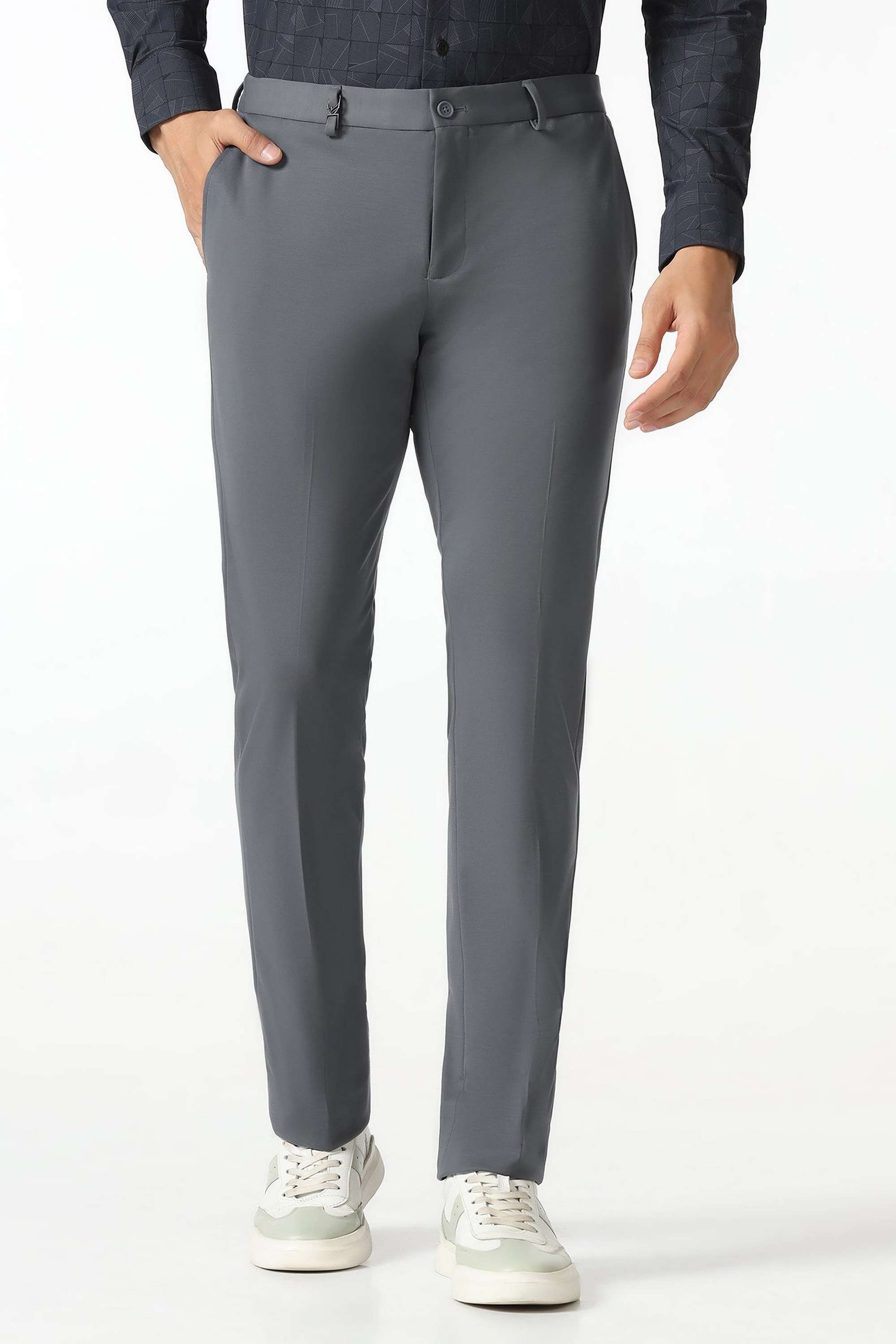 Solid-Blended-Fabric-Slim-Fit-Men-s-Formal-Trousers