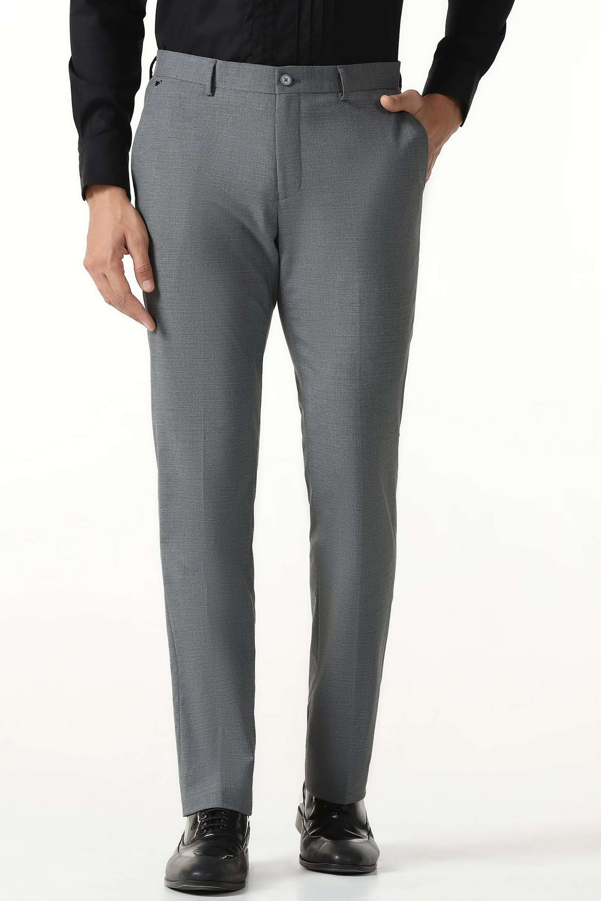 Solid-Blended-Super-Slim-Fit-Men-s-Trousers