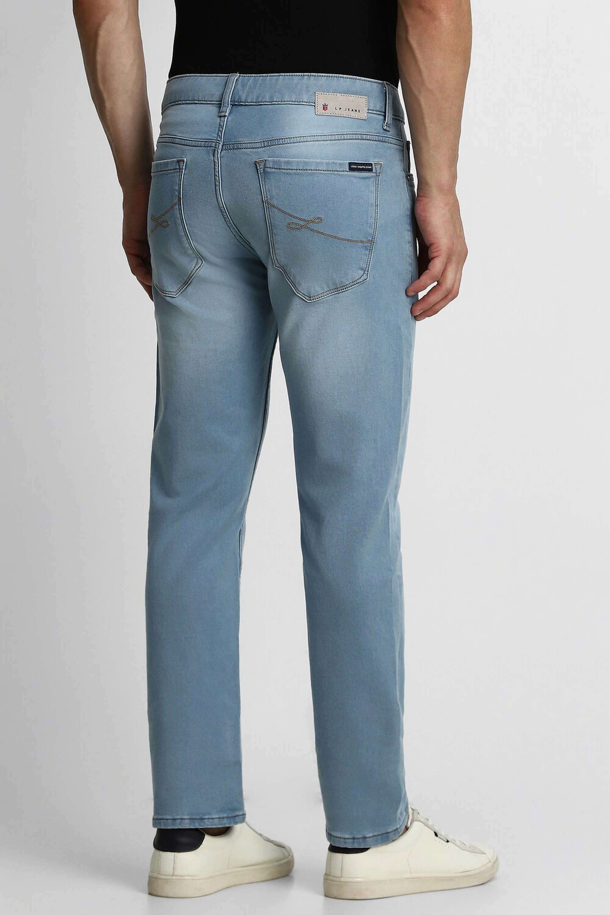 Solid-Cotton-Blend-Slim-Fit-Men-s-Jeans