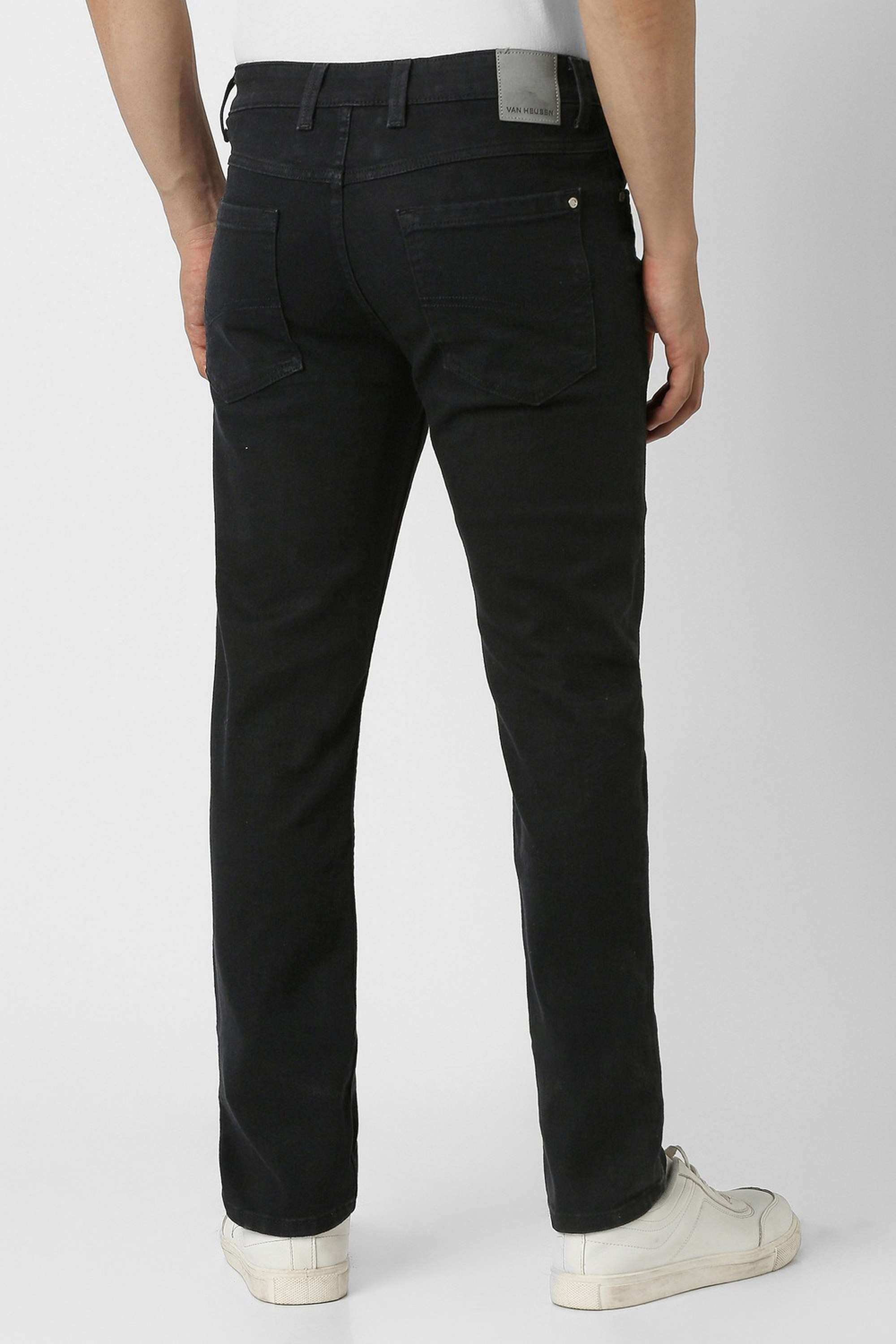 Dark-Wash-Cotton-Blend-Regular-Fit-Men-s-Jeans