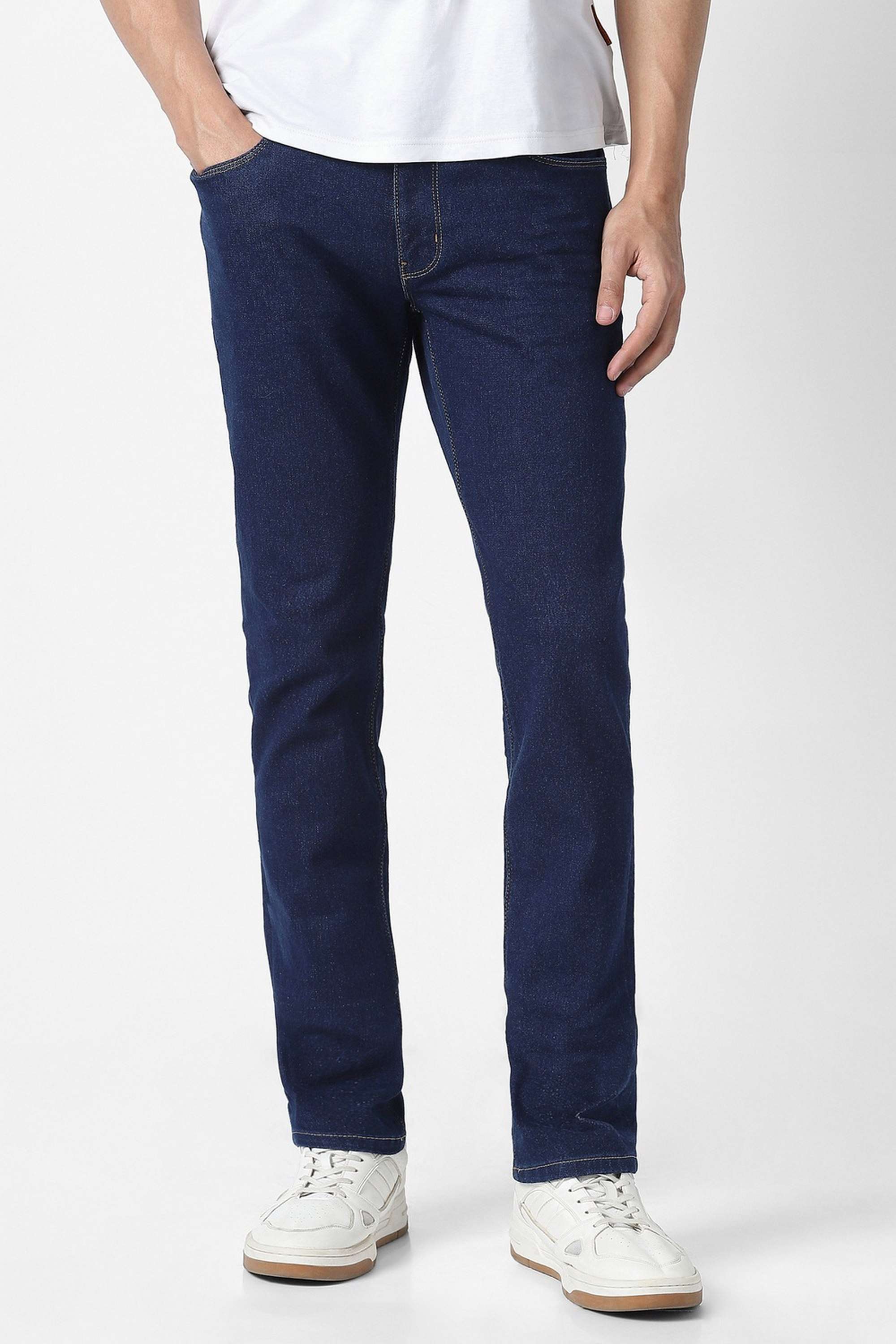 Blended-Fabric-Regular-Fit-Men-Jeans