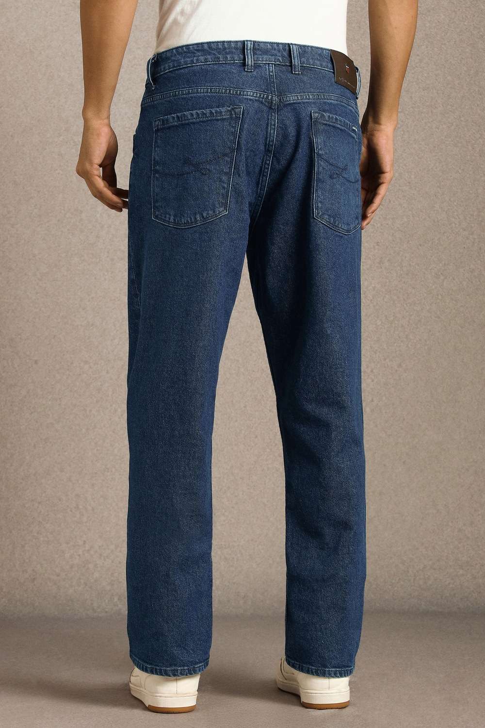 Light-Wash-Cotton-Blend-Bootcut-Fit-Men-s-Jeans