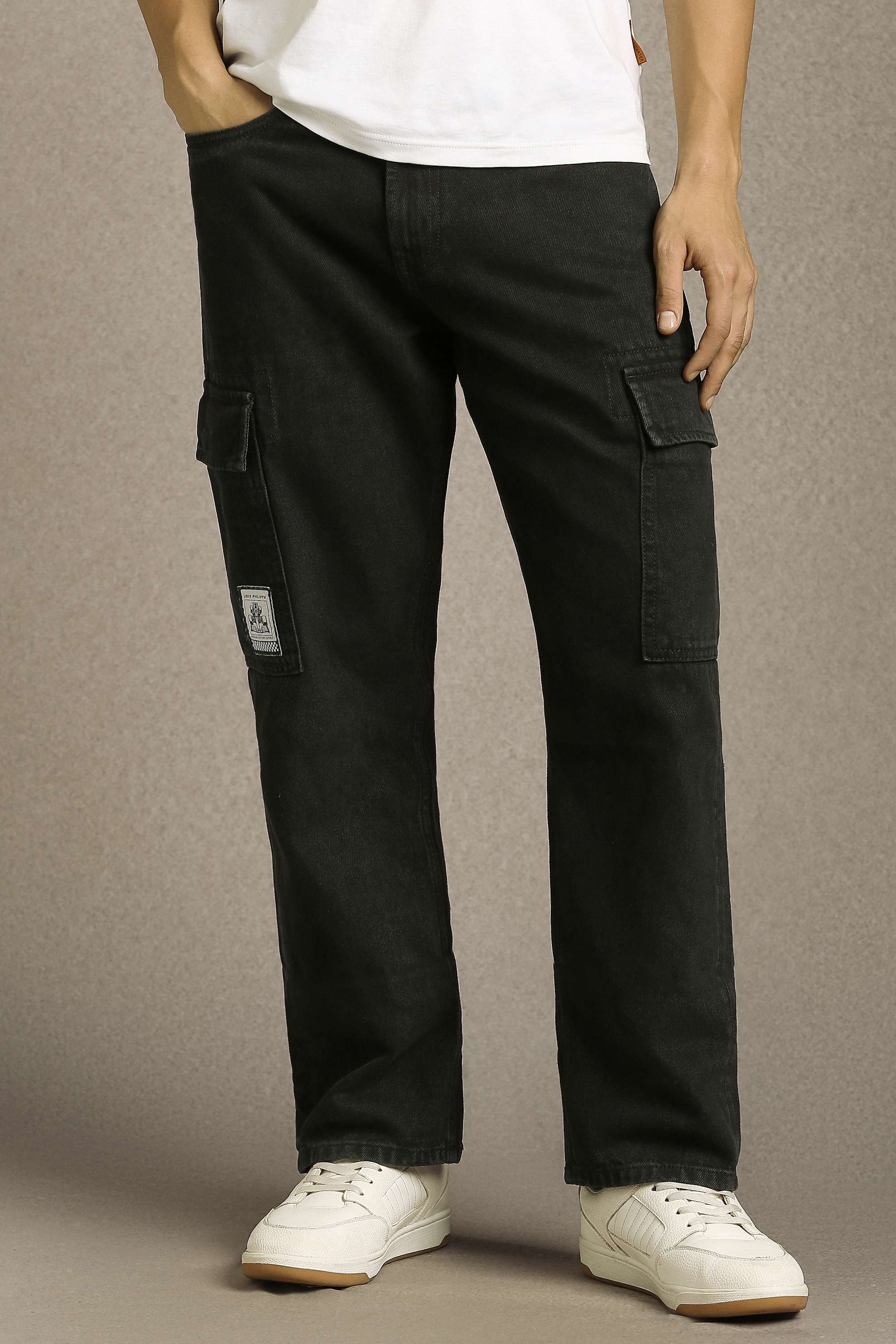 Light-Wash-Cotton-Blend-Bootcut-Fit-Men-s-Jeans