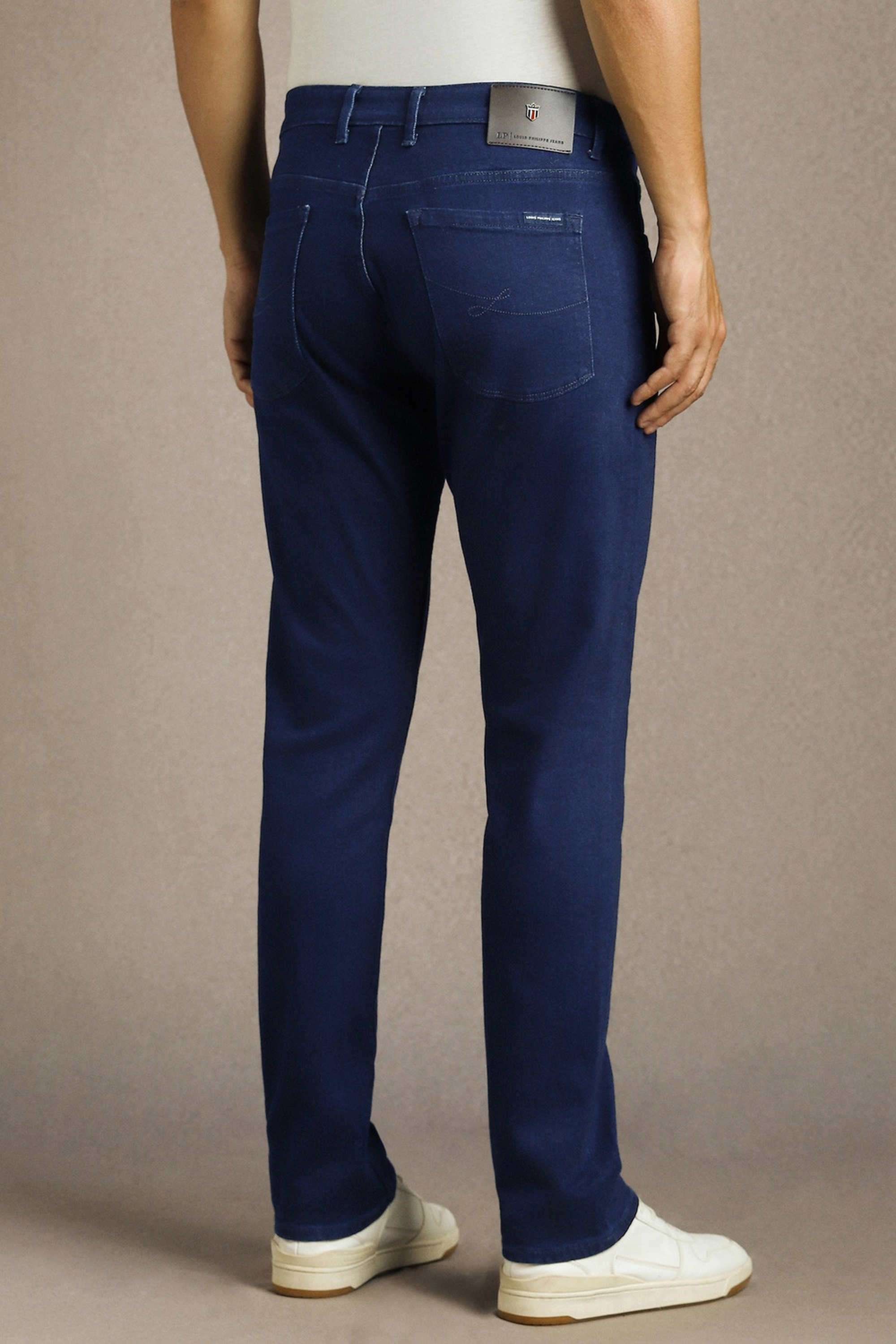 Solid-Cotton-Blend-Regular-Fit-Men-s-Jeans
