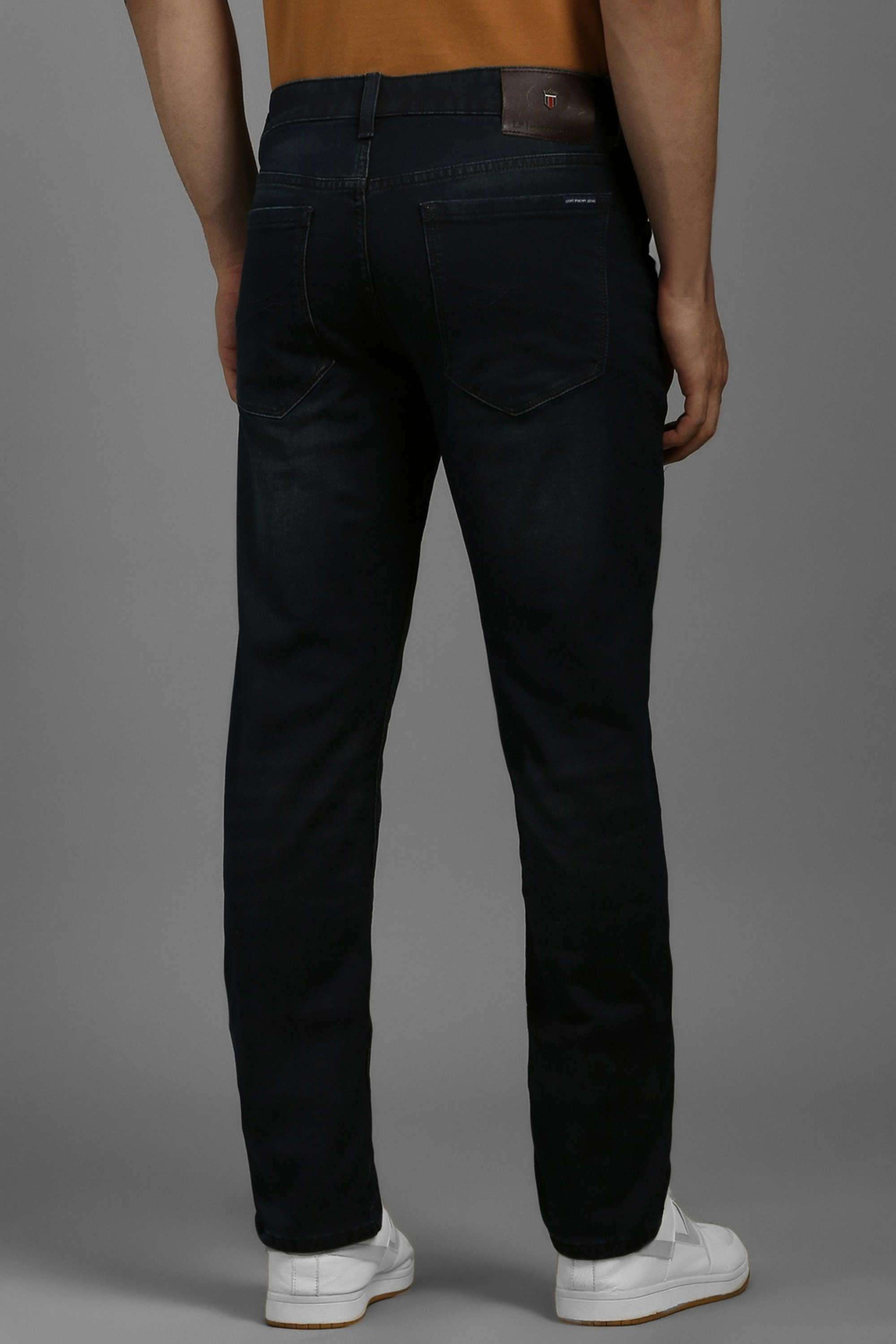 Solid-Cotton-Blend-Slim-Fit-Men-s-Jeans