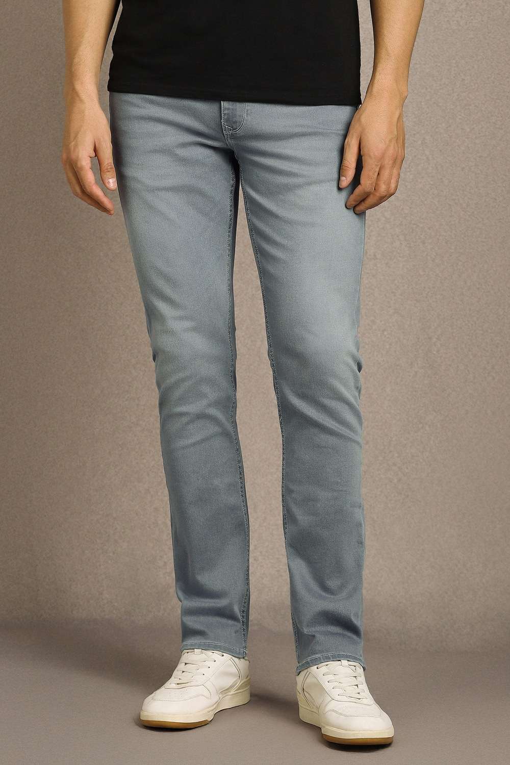 Solid-Cotton-Blend-Slim-Fit-Men-s-Jeans