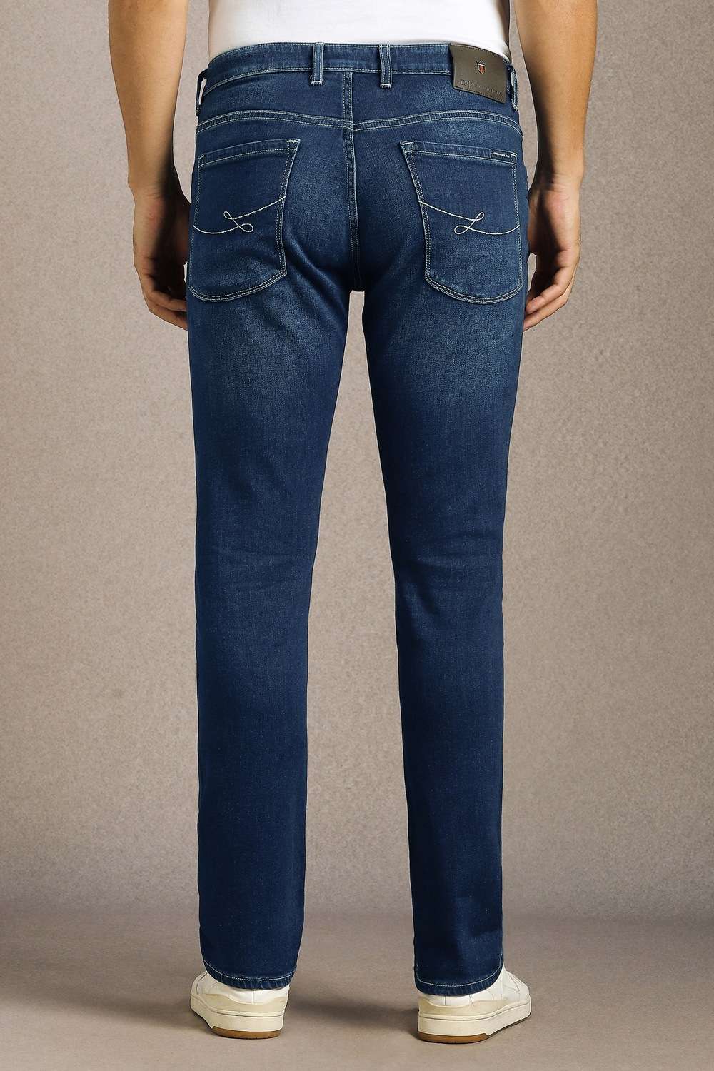 Light-Wash-Cotton-Blend-Slim-Fit-Men-s-Jeans