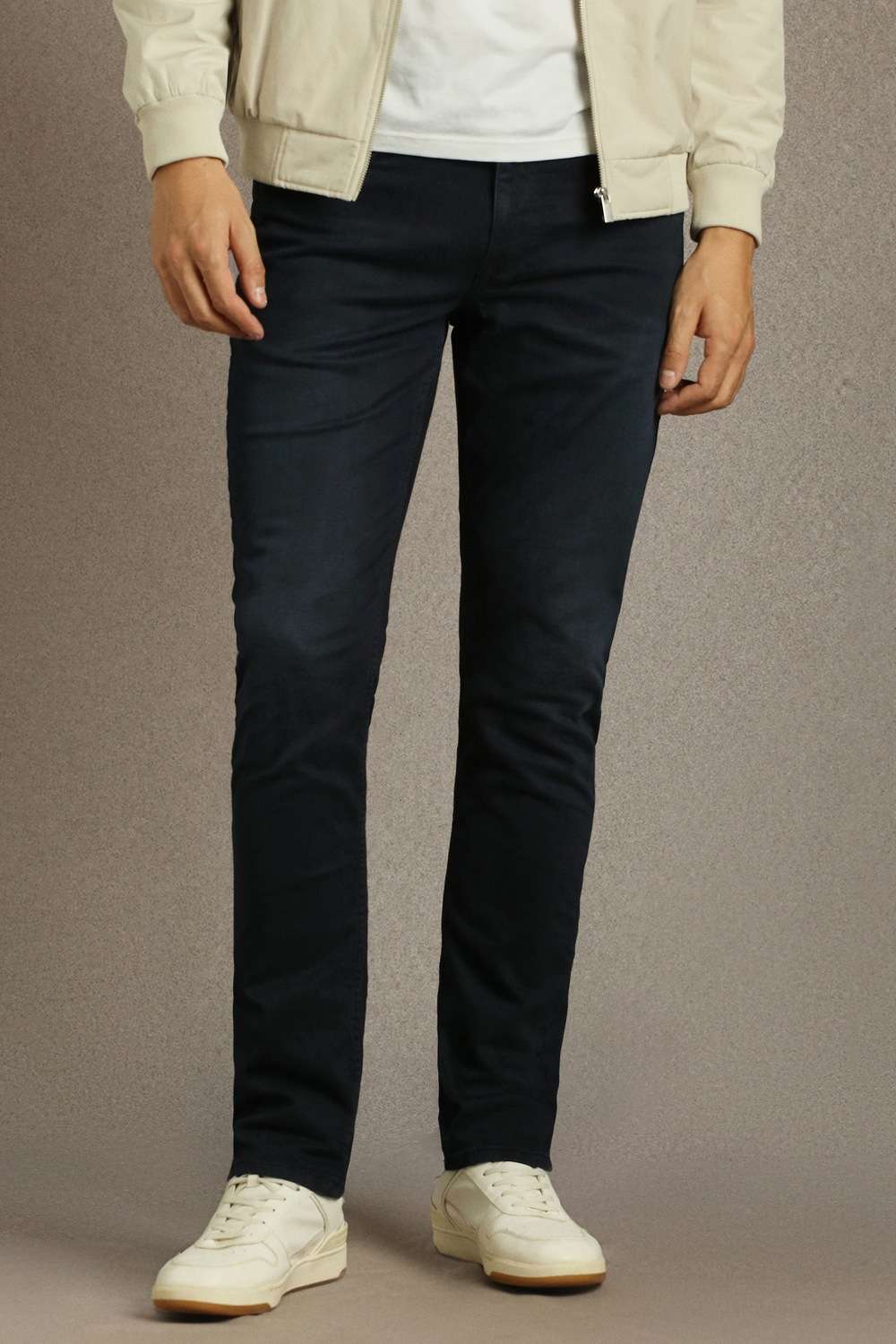 Solid-Cotton-Blend-Slim-Fit-Men-s-Jeans