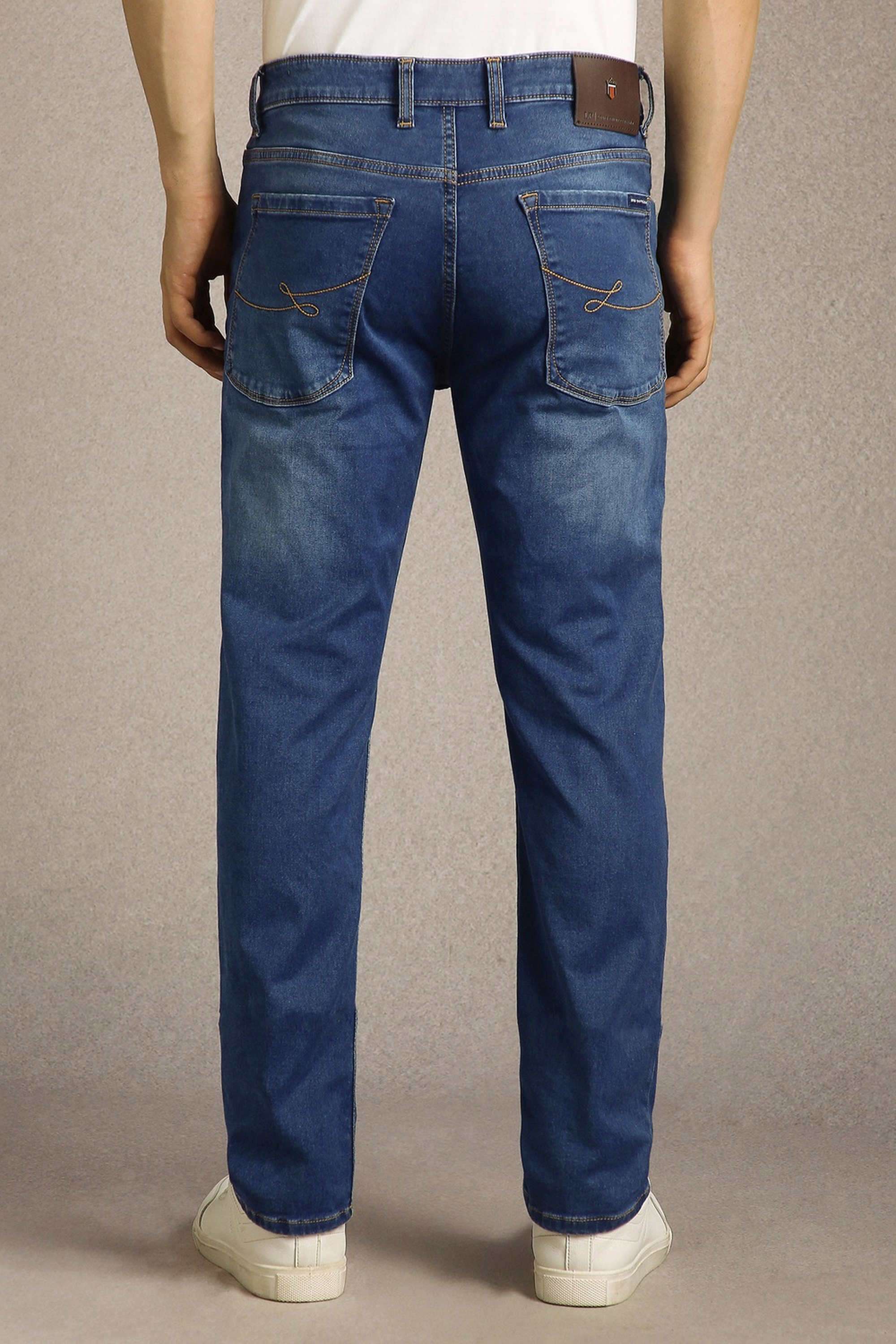 Solid-Cotton-Blend-Slim-Fit-Men-s-Jeans